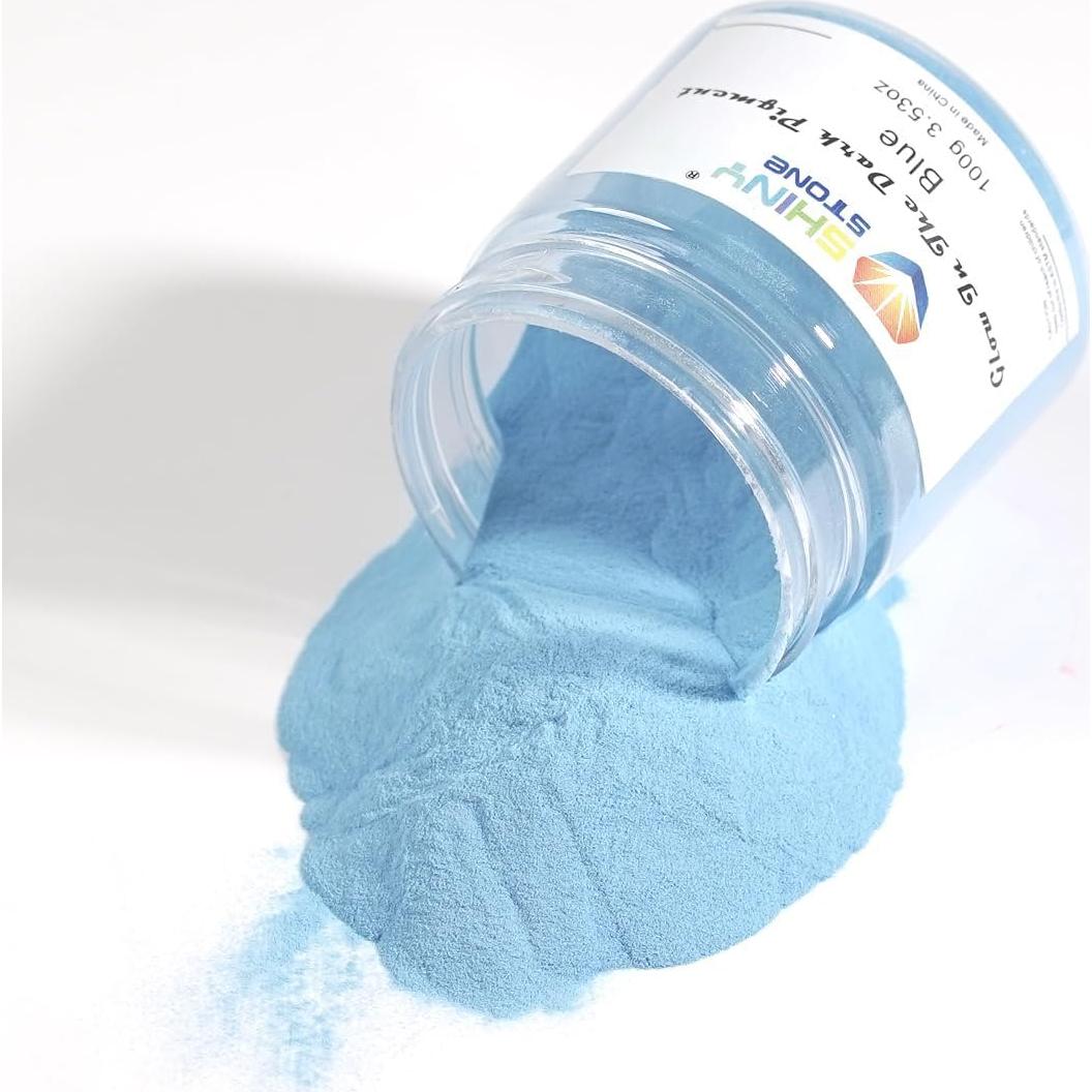 Pigmento en polvo brillante Shiny Stone 100g azul para manualidades