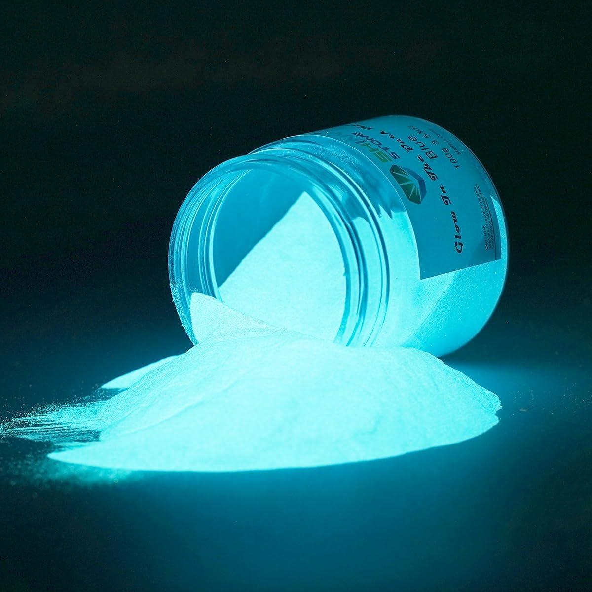 Pigmento en polvo brillante Shiny Stone 100g azul para manualidades