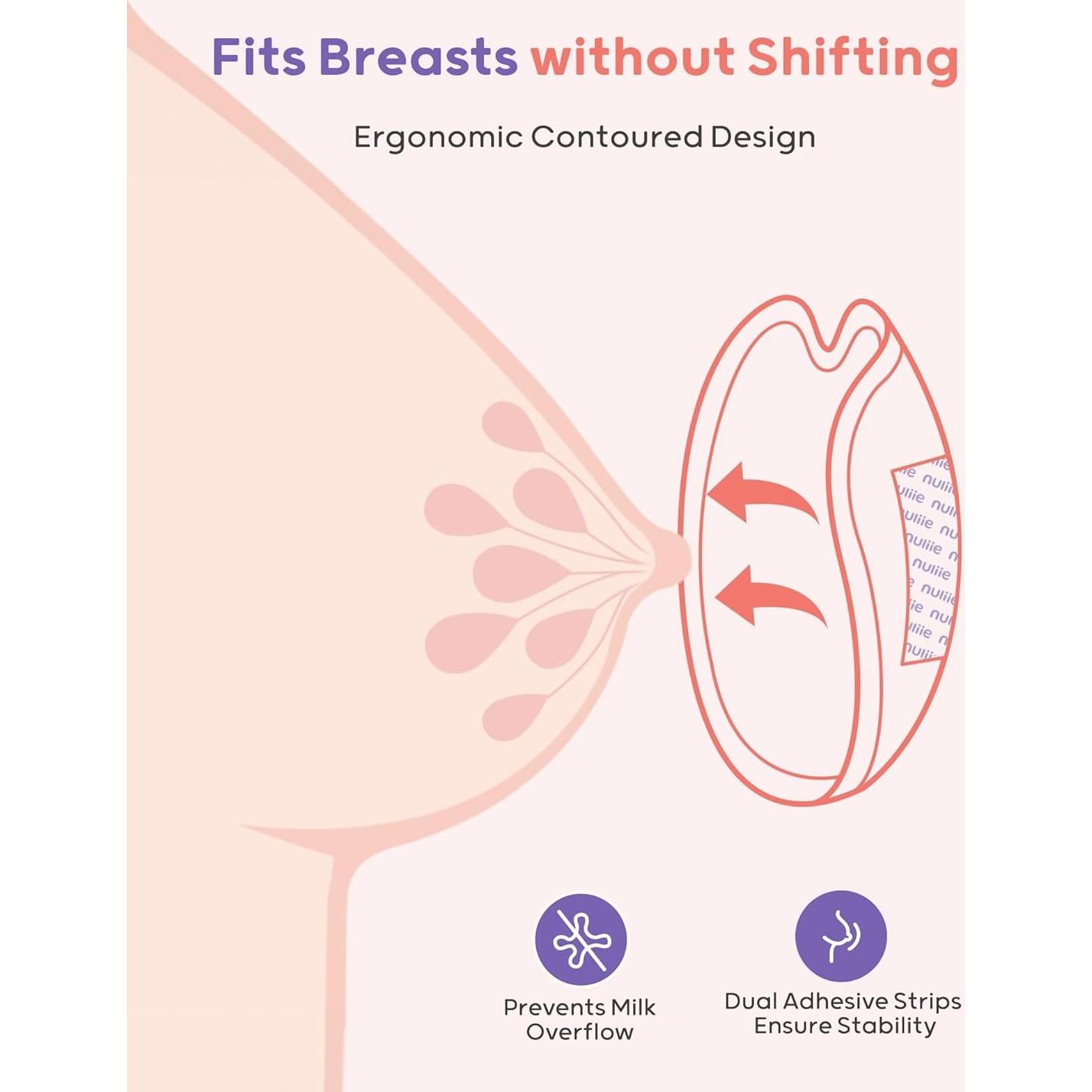 Almohadillas Desechables para Lactancia Nuliie 100 Unidades
