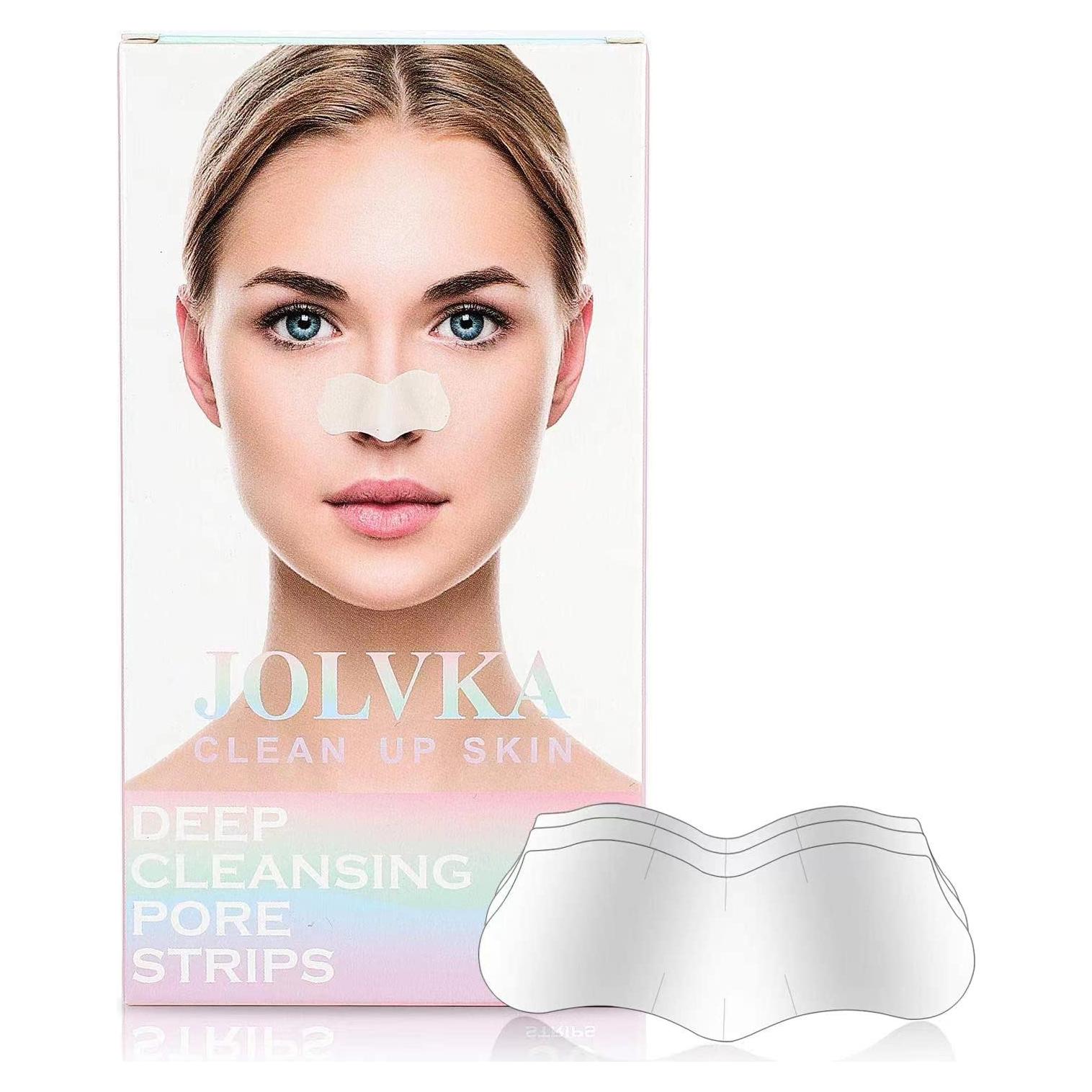 Tiras Limpiadoras de Poros JOLVKA - 65 Unidades Carbón