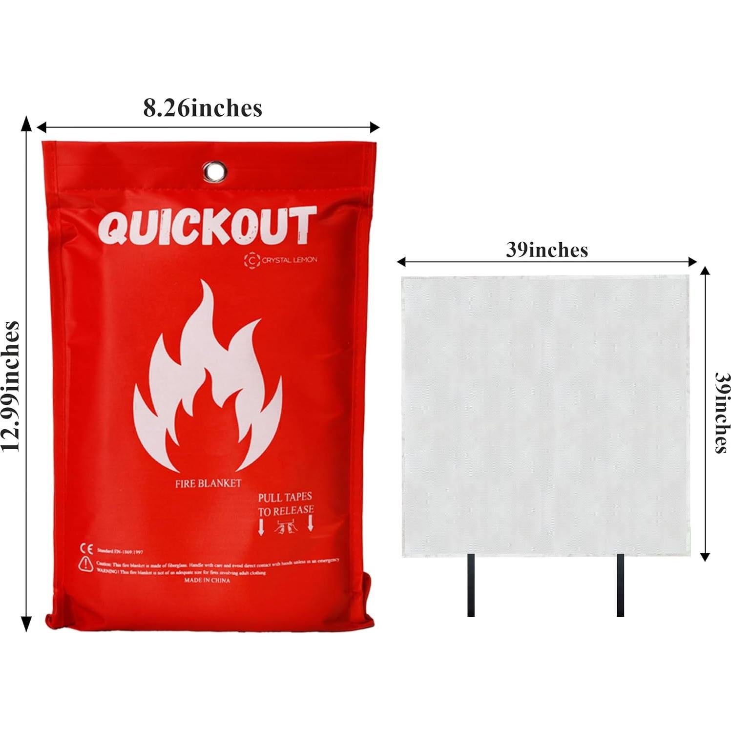 Manta de Fuego C CRYSTAL LEMON 99x99 cm - Protección Térmica