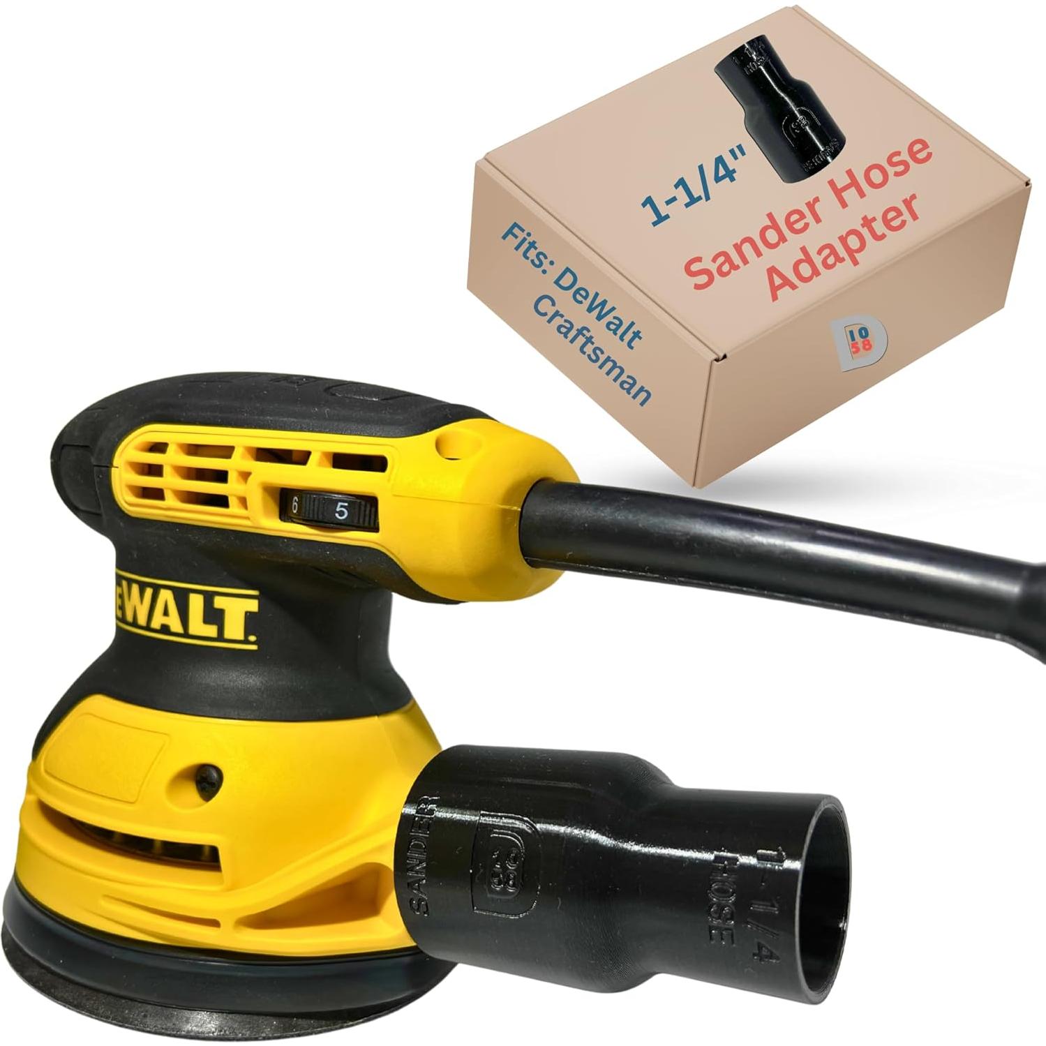 Adaptador de Vacío 1.25" 1058 Designs para Lijadoras DeWalt y Craftsman