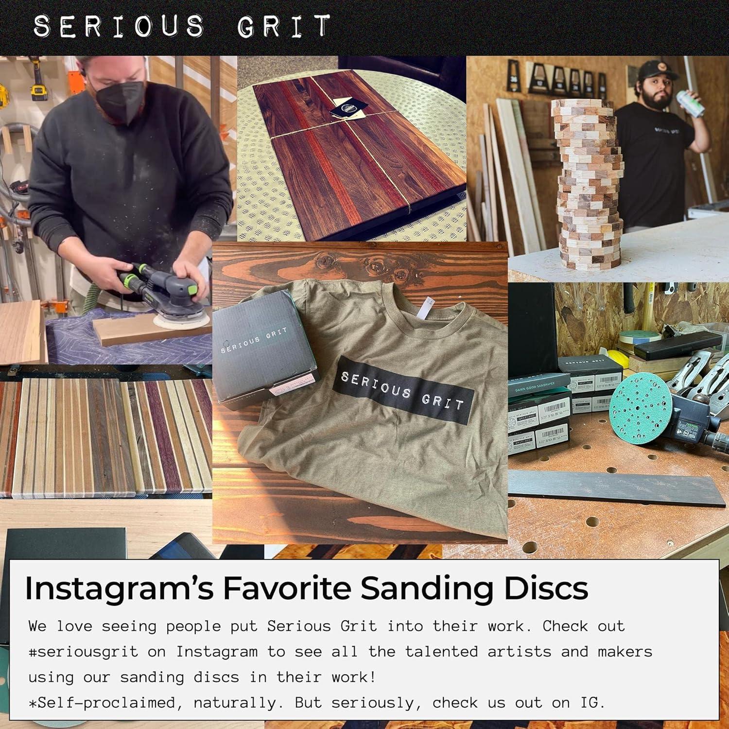 Discos de Lijado 15 cm 49 Agujeros 40 Granos Serious Grit