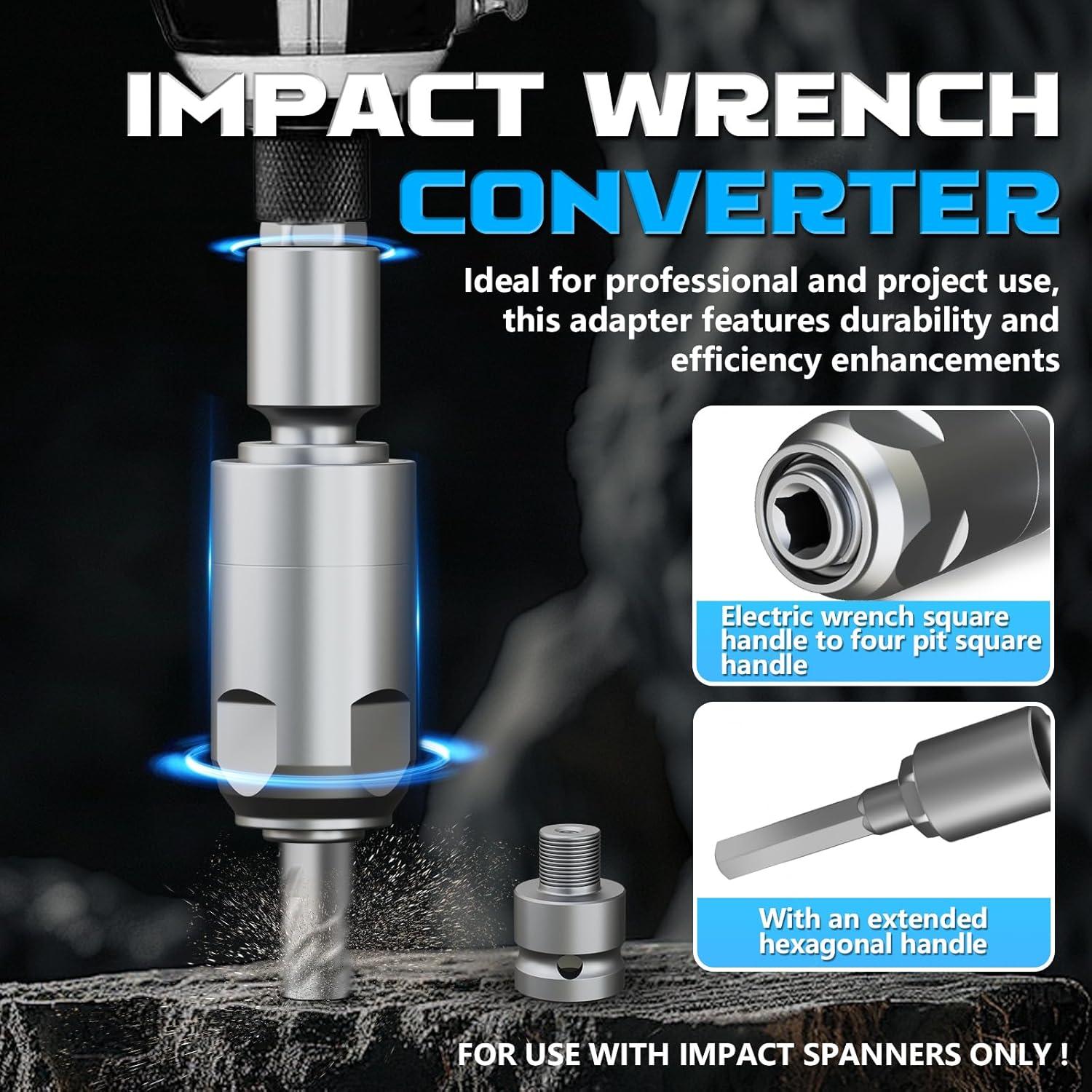 Adaptador GSTK de mango cuadrado a cuadrado con brocas