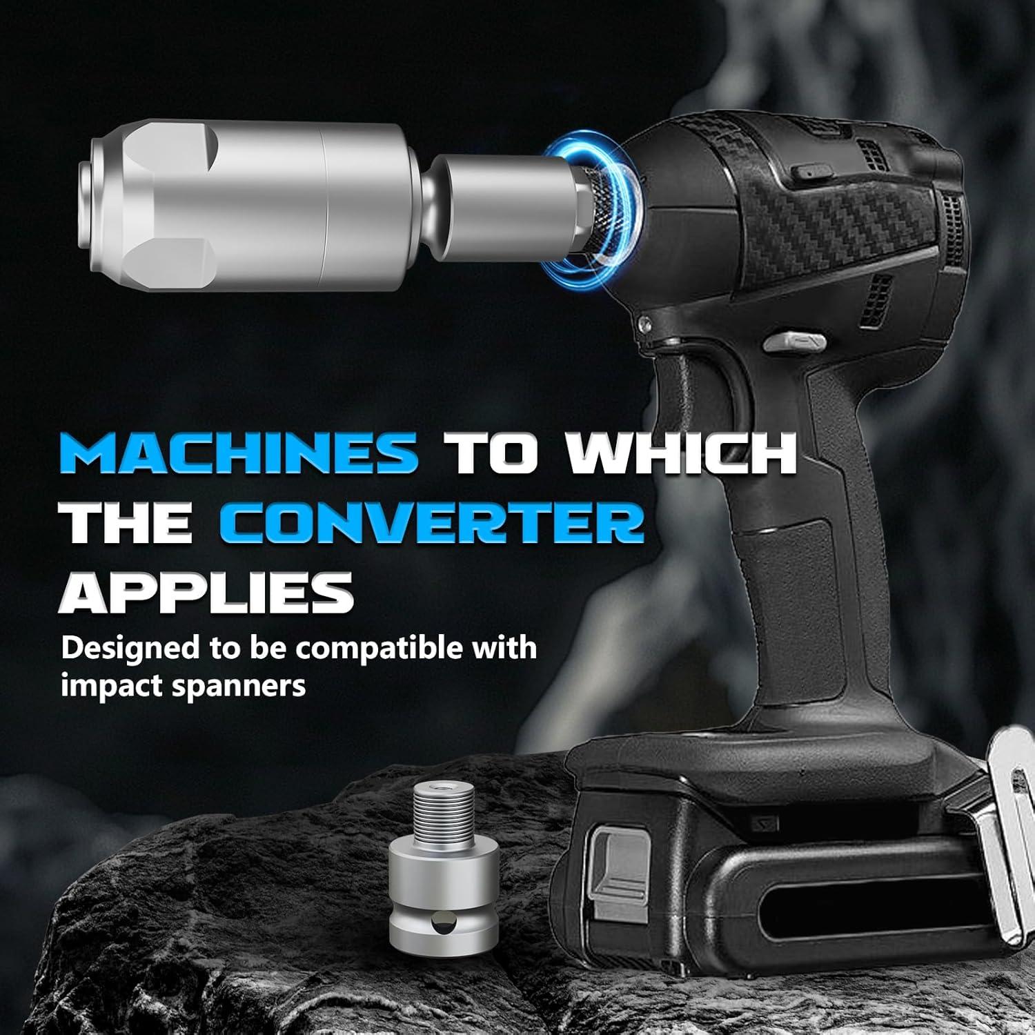 Adaptador GSTK de mango cuadrado a cuadrado con brocas