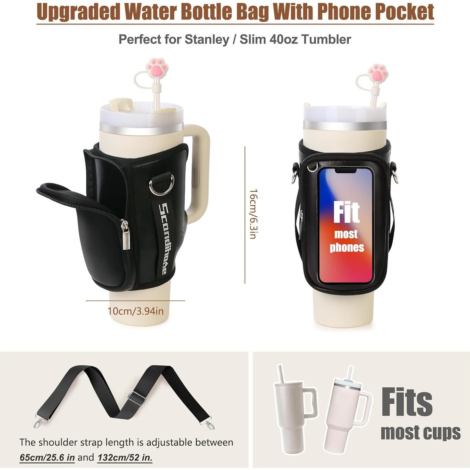 Bolsa de Transporte Neopreno Scandihome para Botellas 40 oz