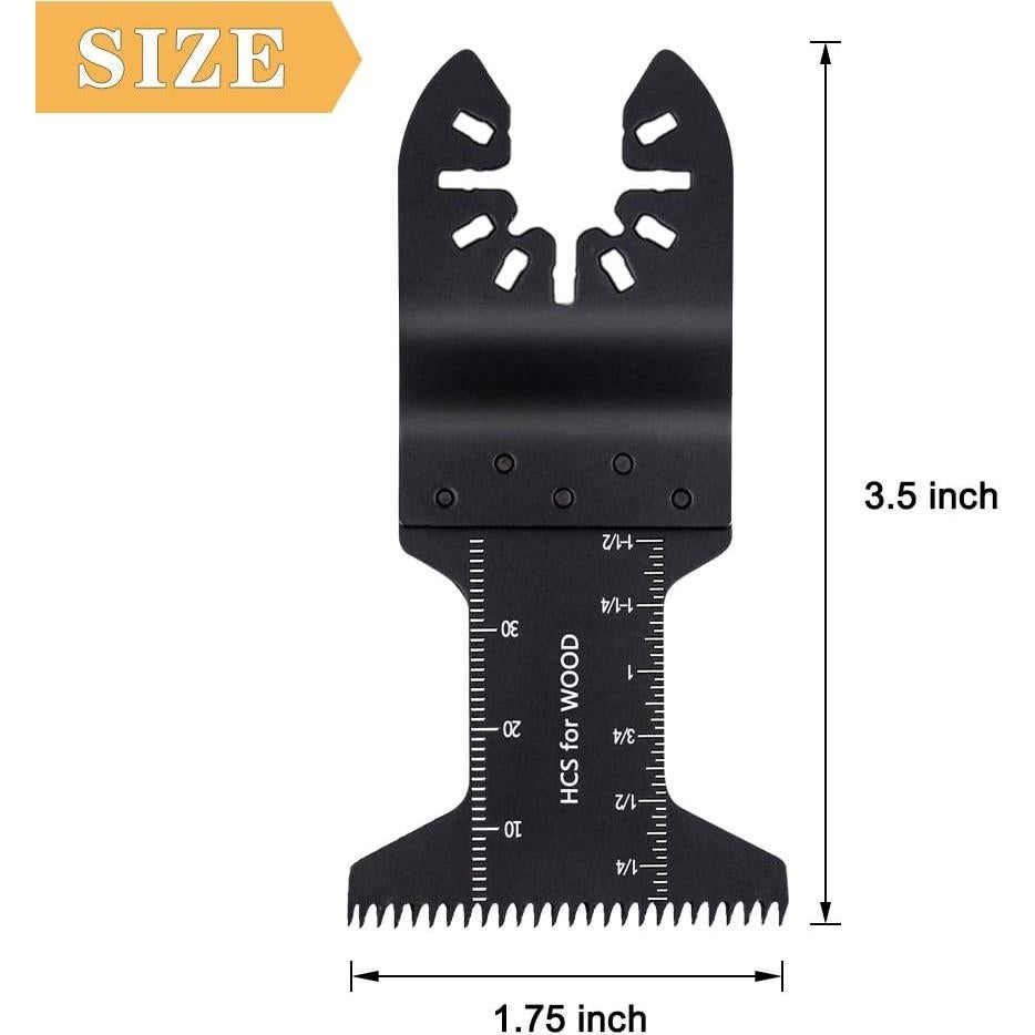 Kit de 60 Hojas de Sierra Oscilante Tanzfrosch 44mm