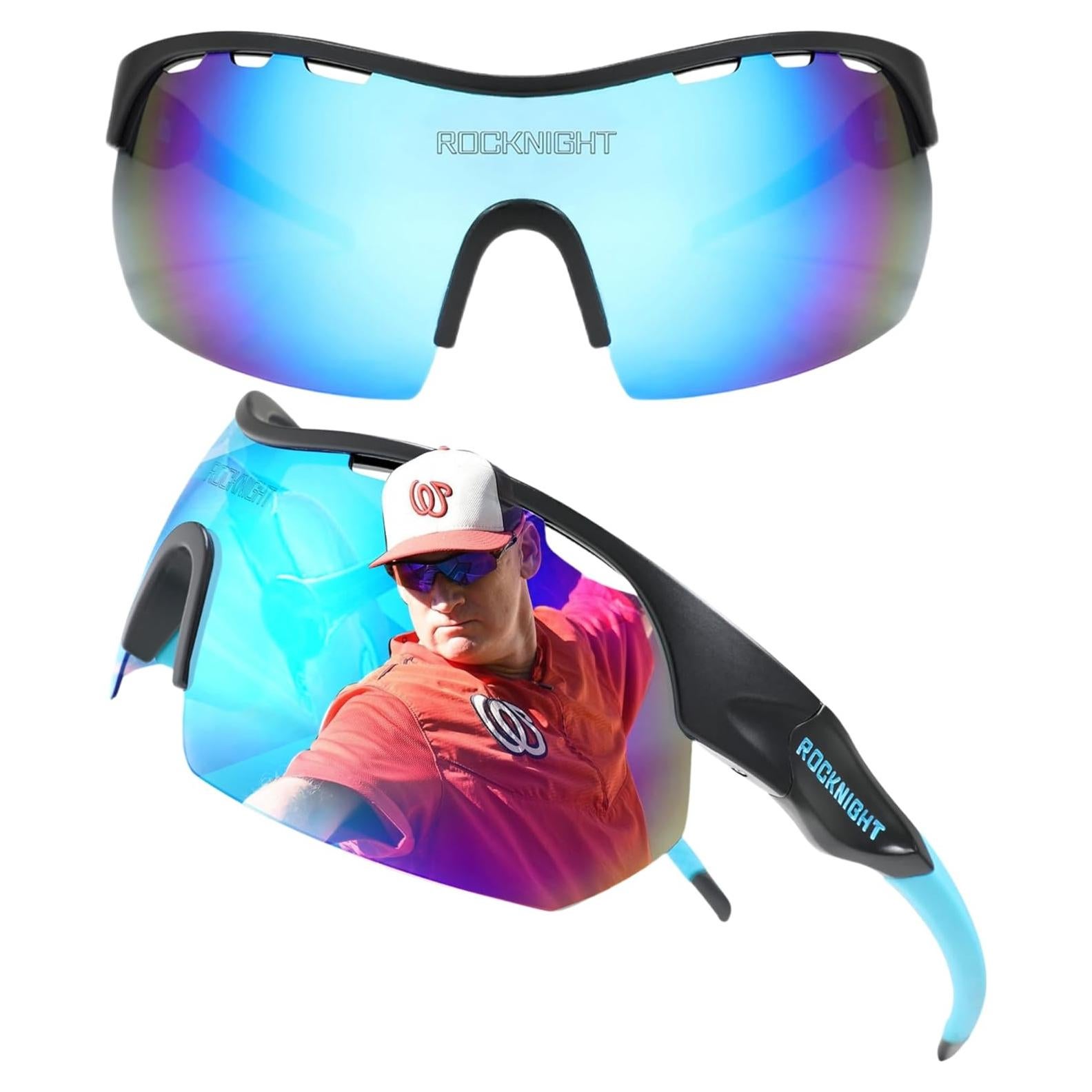 Gafas de sol deportivas ROCKNIGHT polarizadas UV400 - Ligeras y duraderas