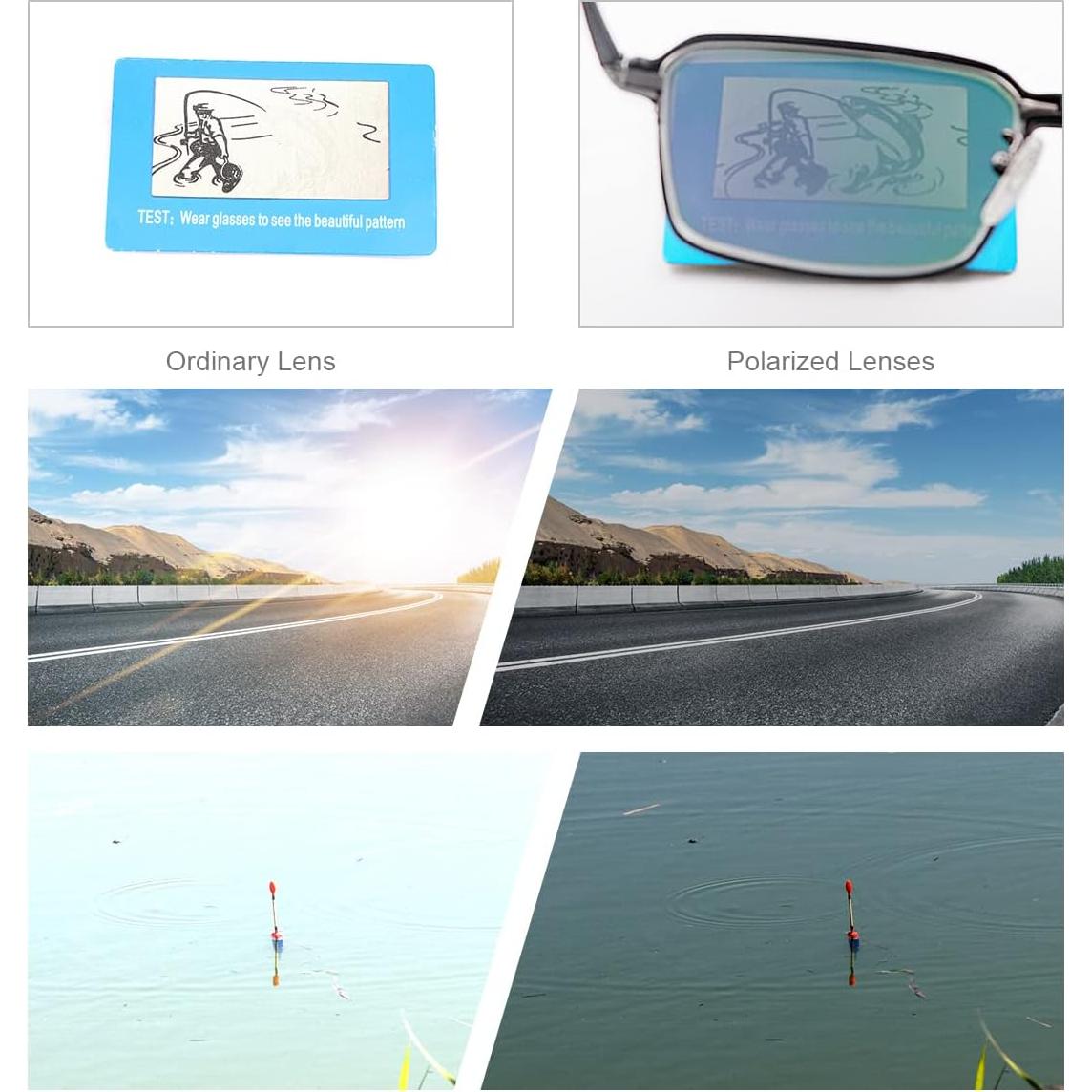 Gafas de Lectura Progresivas Multifocales MIRYEA 2.5x con Clip Solar