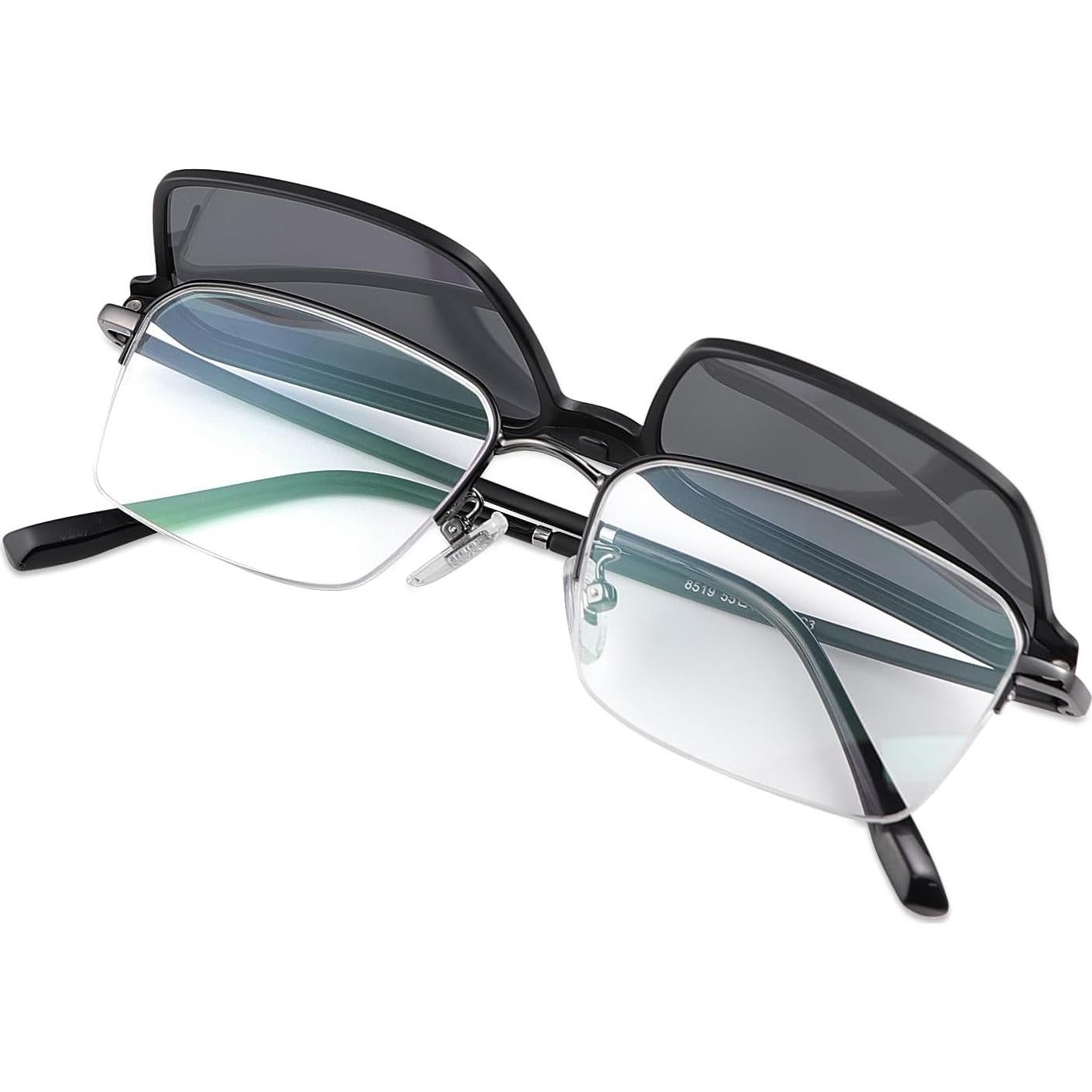 Gafas de Lectura Progresivas Multifocales MIRYEA 2.5x con Clip Solar