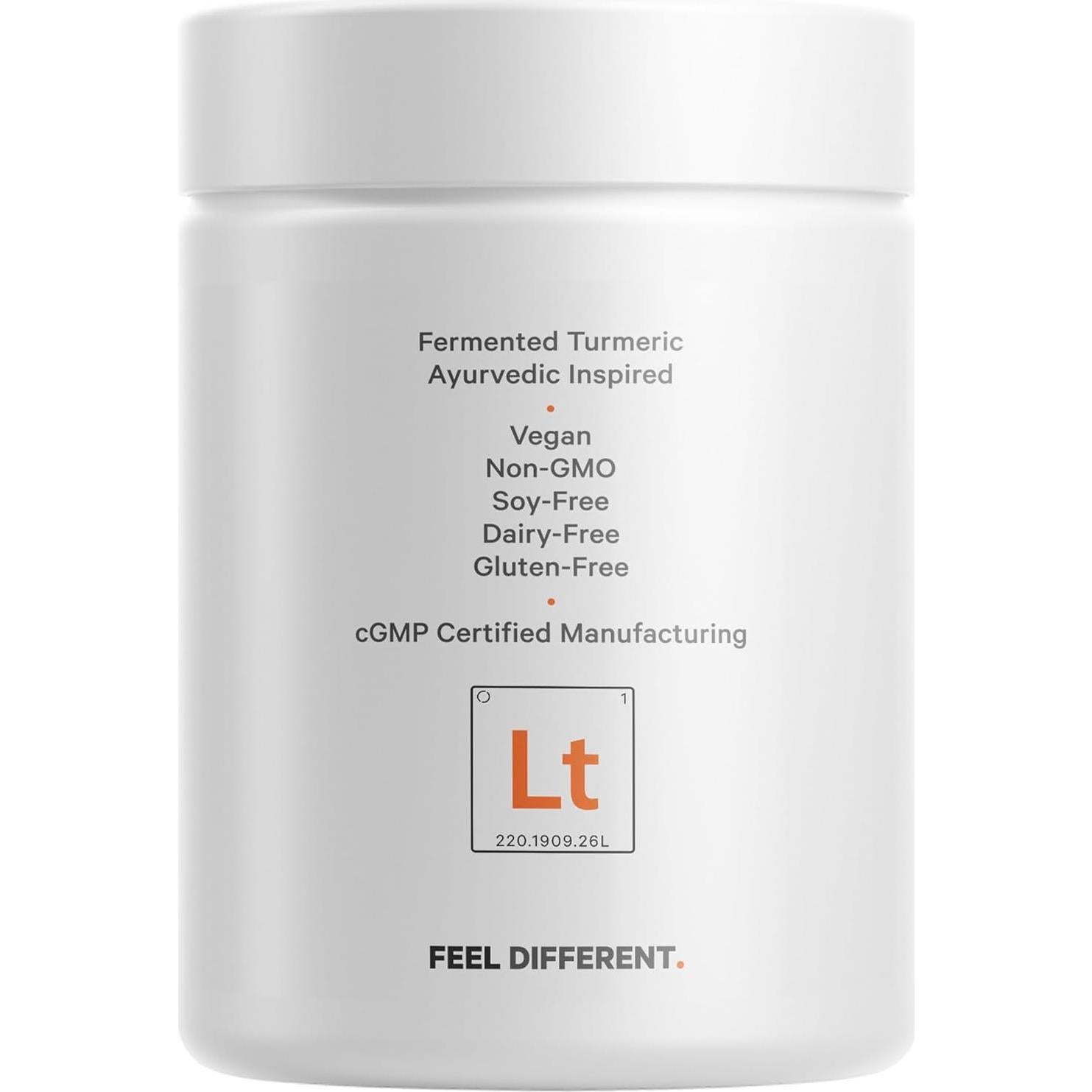 Suplemento de Cúrcuma Orgánica Codeage - 90 Cápsulas Liposomales