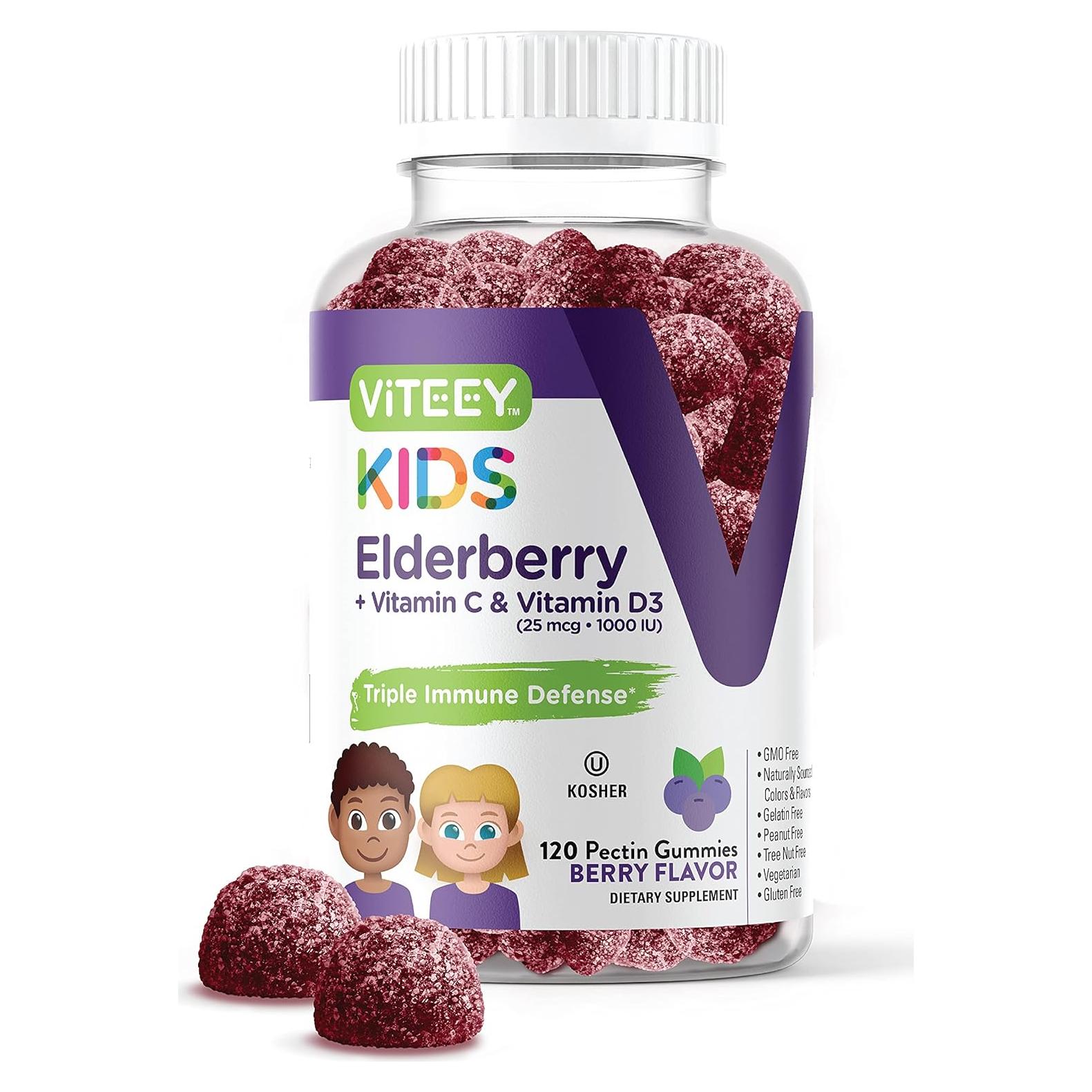 Gomitas Viteey para Niños 120 Unidades - Soporte Inmunológico