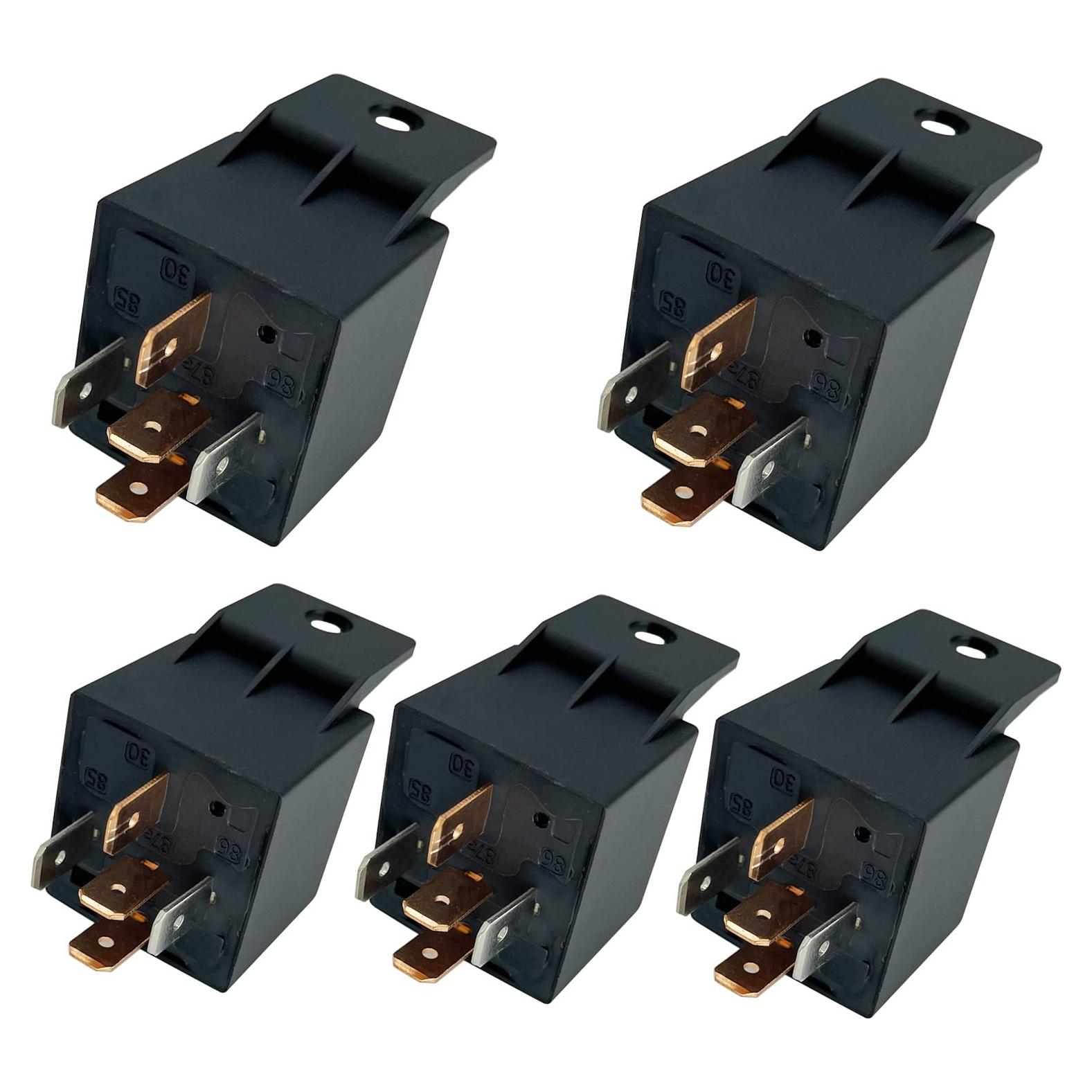 Relé Automotriz 24V DC IRHAPSODY 5 Pines 30/40A - 5 Piezas