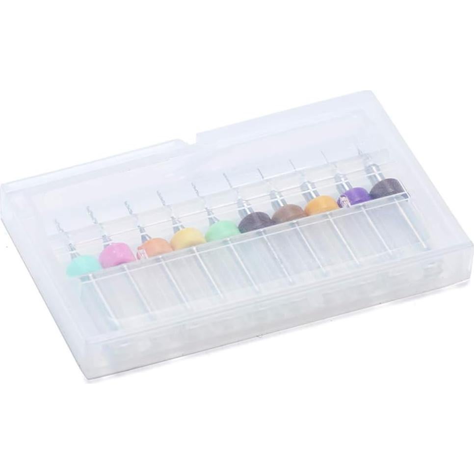Juego de 10 Brocas de Carburo YXQ 0.1-1.0mm para PCB