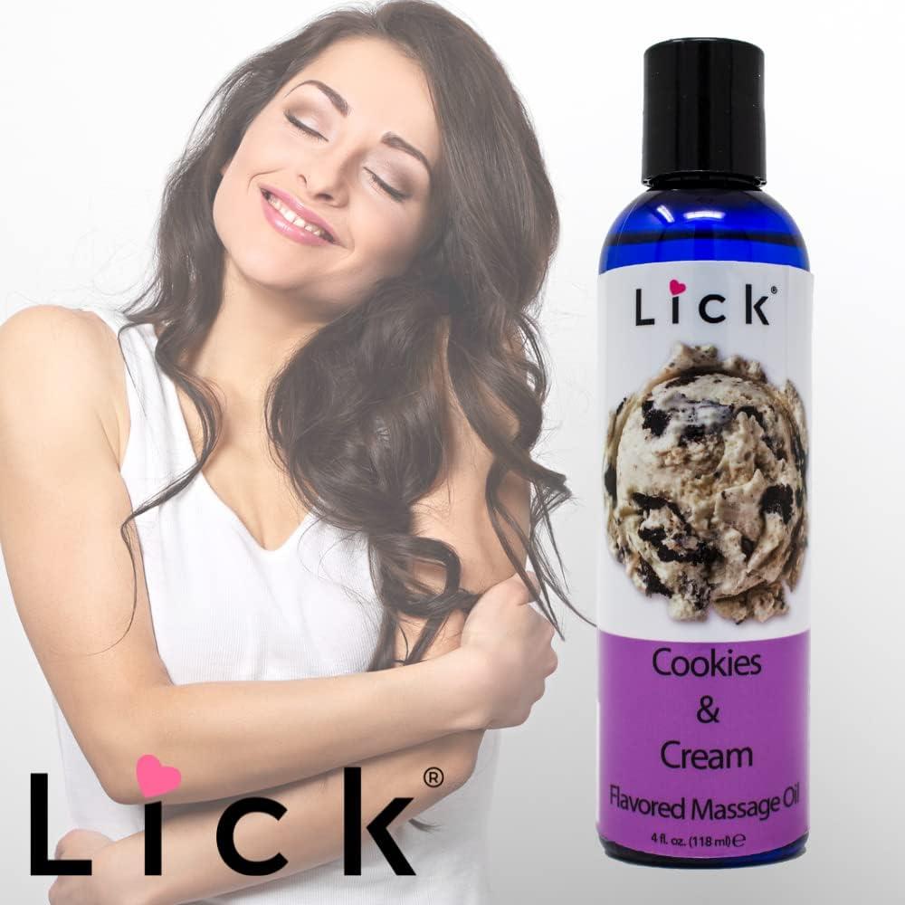Aceite de Masaje Comestible Lick Galletas y Crema 118 ml