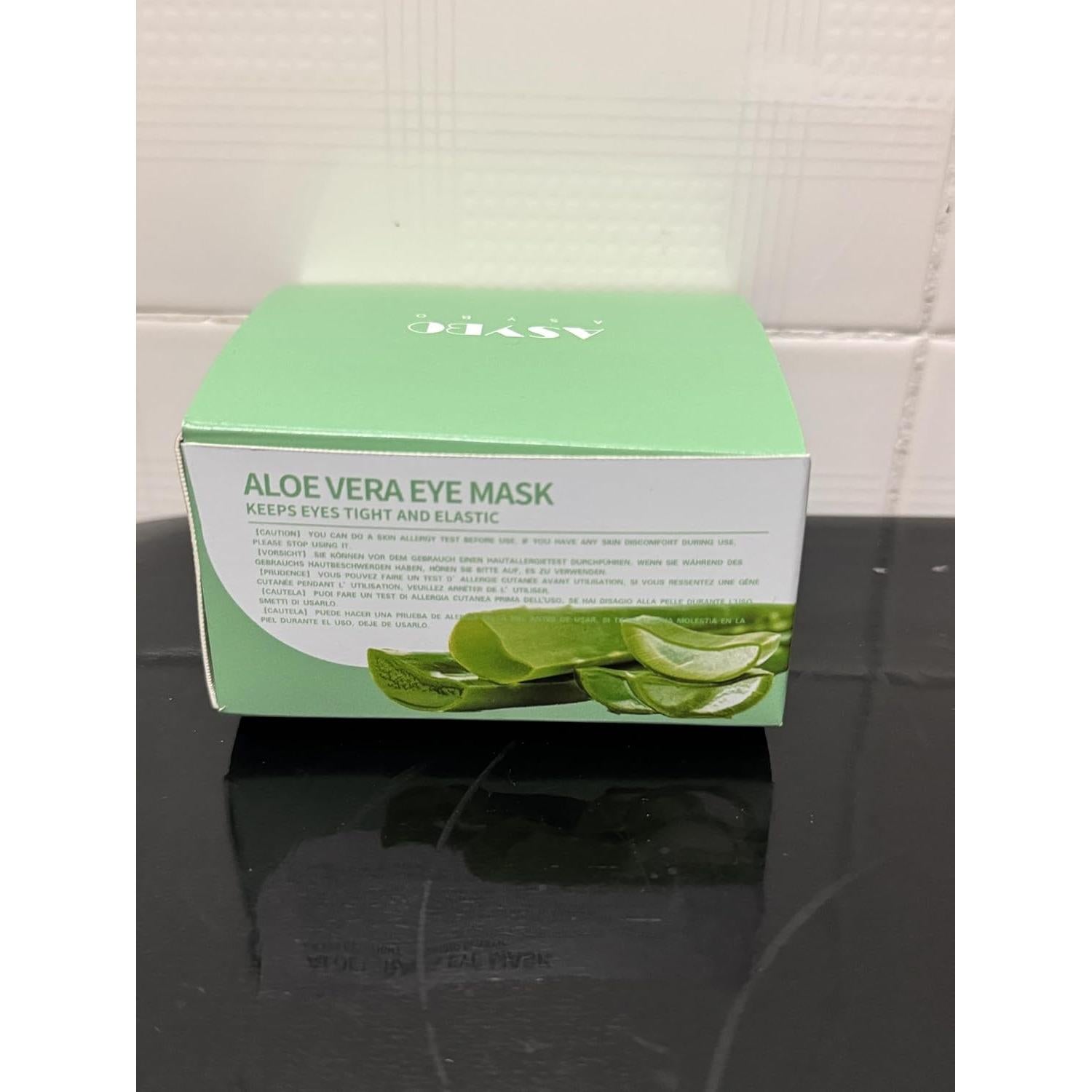 Mascarilla de Ojos Aloe Vera 60 Piezas Hidratante Antienvejecimiento