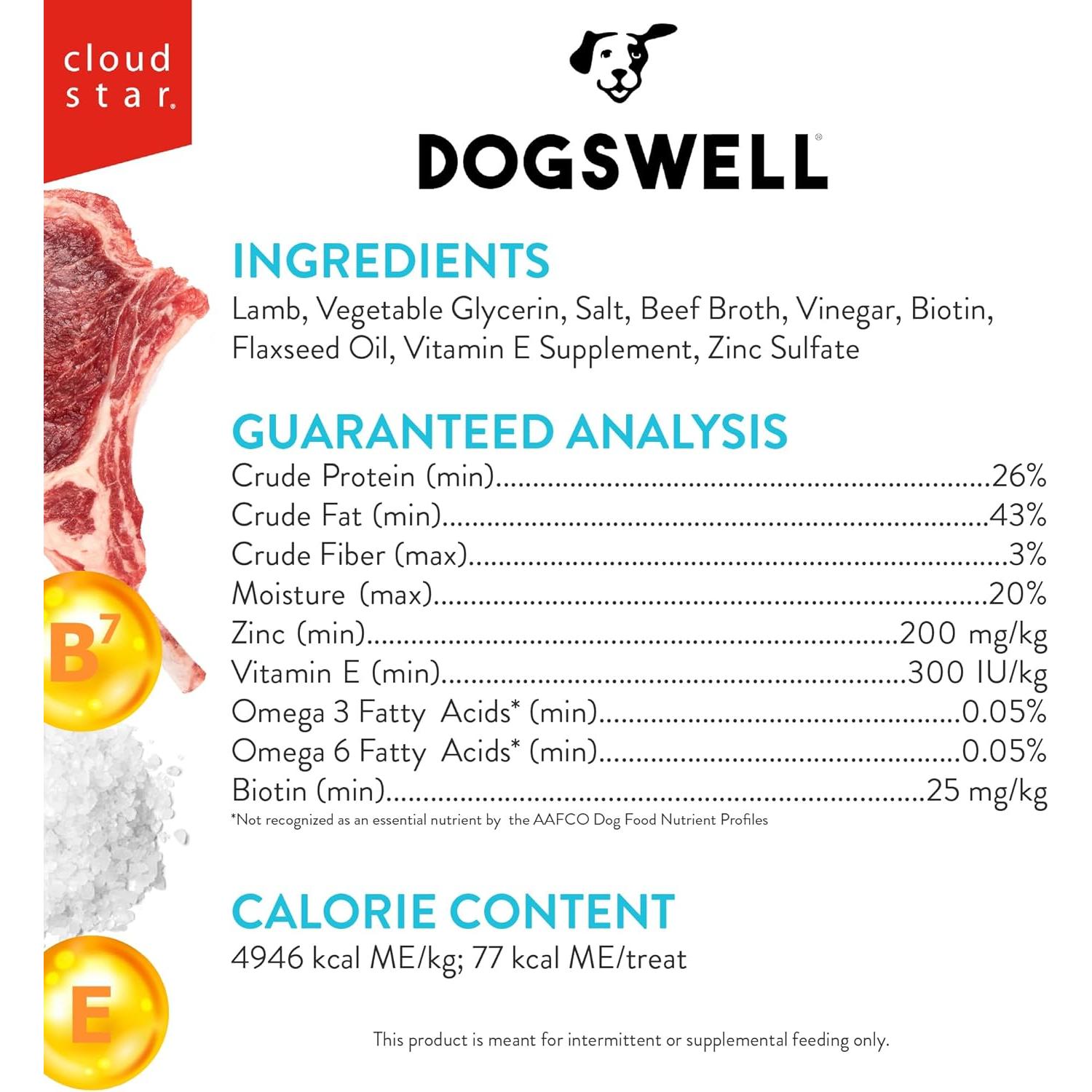 Galletas para Perro Dogswell Skin & Coat Cordero 283.5 g