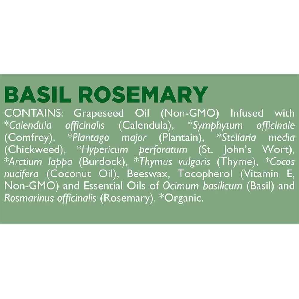 Bálsamo Labial Natural Albahaca Romero 2 Unidades 4.54g