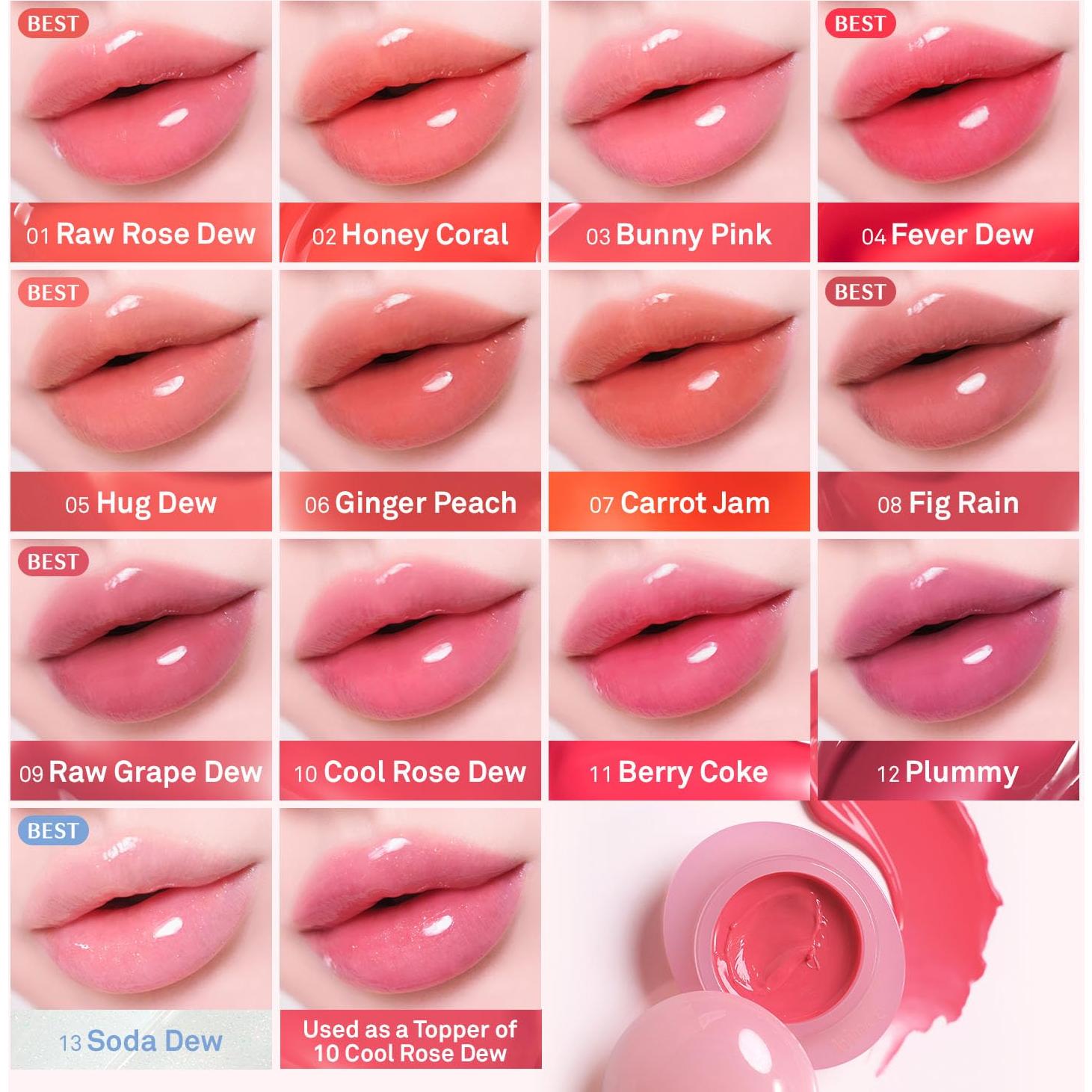 Bálsamo Labial Tinte HINCE Raw Glow Berry Coke 3.4g