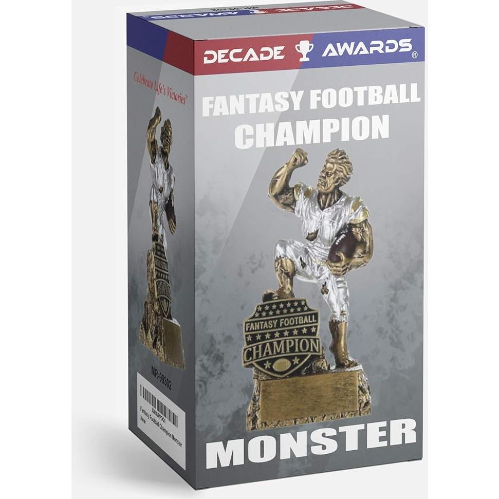 Trofeo Monstruo Campeón Fútbol Fantástico Decade Awards 16.51 cm