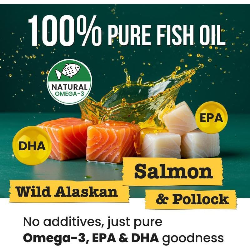 Aceite de Pescado Pawsential 236.6 ml - Omega 3 para Mascotas