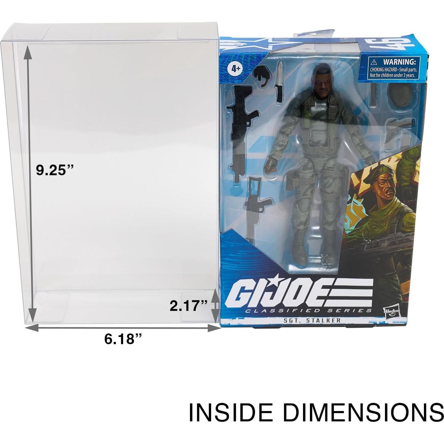 Funda Protectora para Cajas GI Joe Clasificado - Platinum Protectors (5 Unidades)