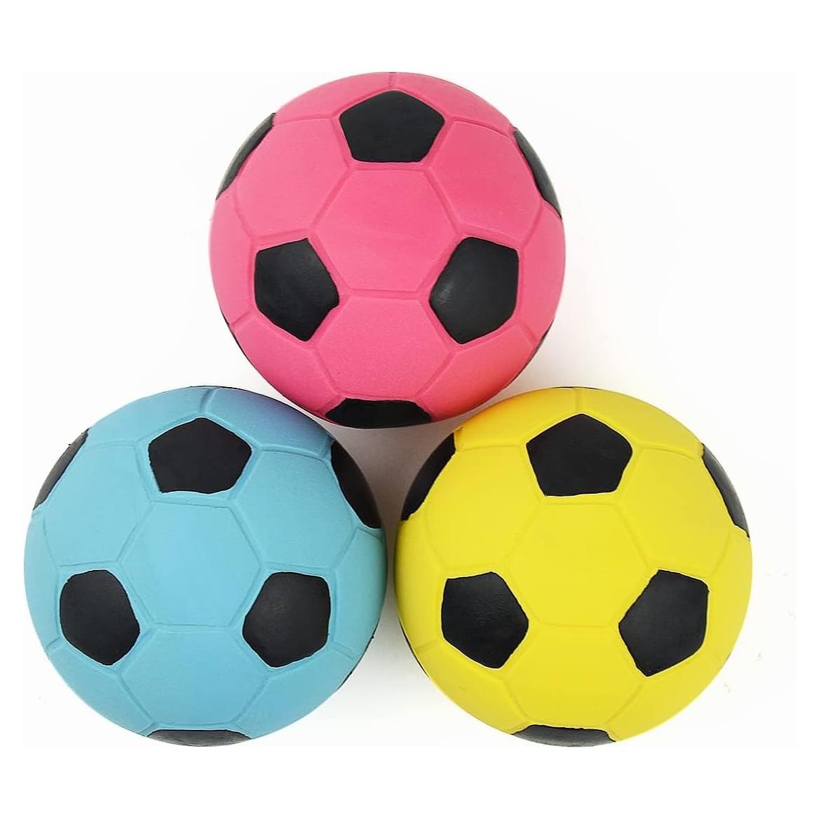 Pelotas Squeaky para Perros Pawdoer - 3 Unidades 6.6 cm