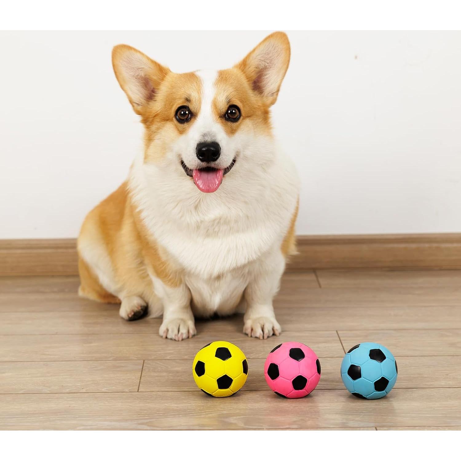 Pelotas Squeaky para Perros Pawdoer - 3 Unidades 6.6 cm