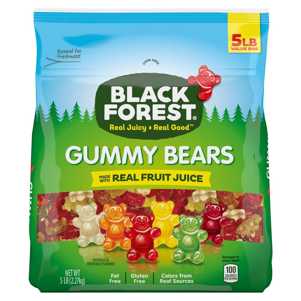Ositos de Goma Black Forest 2.27 kg - Snacks Frutales