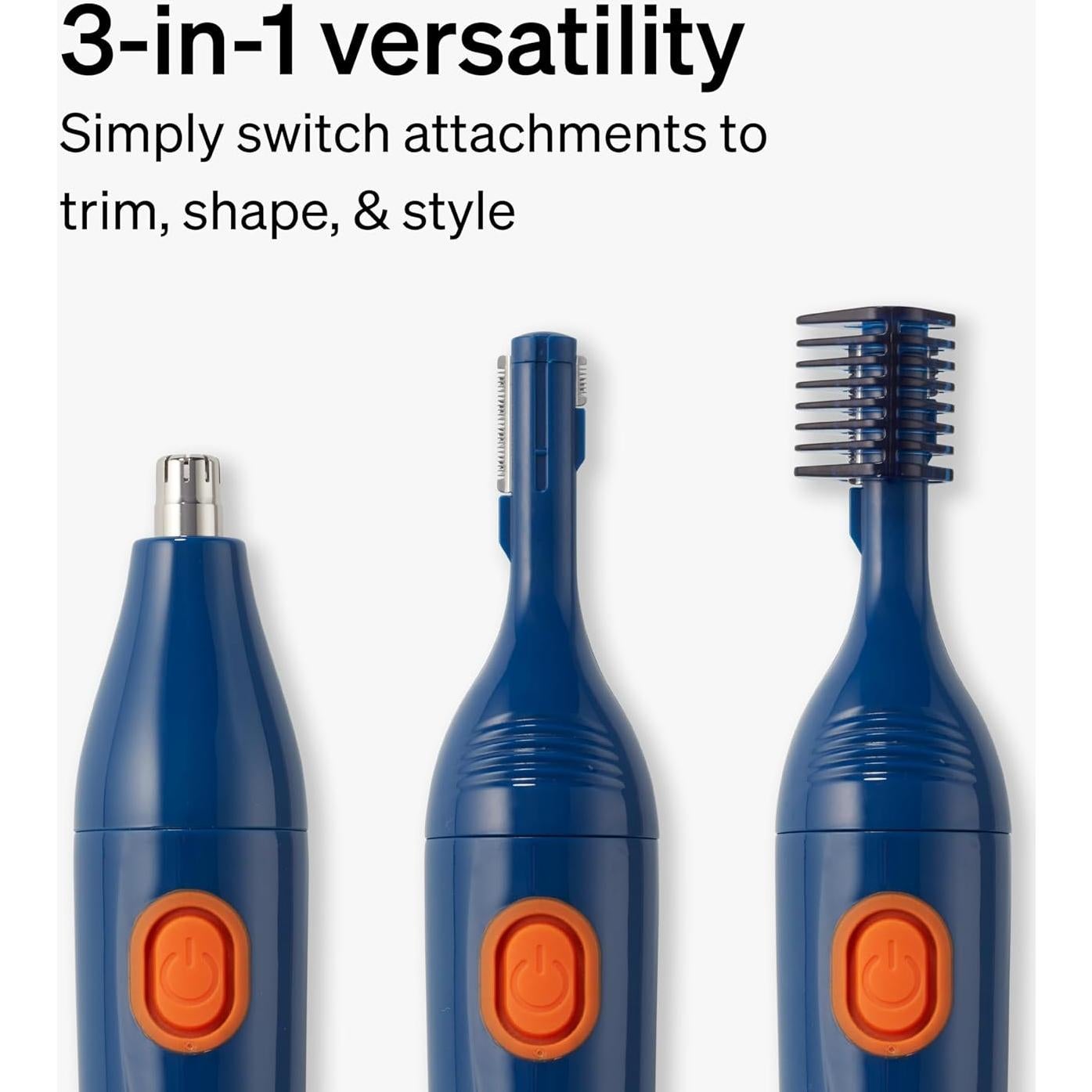 Recortadora Schick 3 en 1 para nariz, orejas y cejas