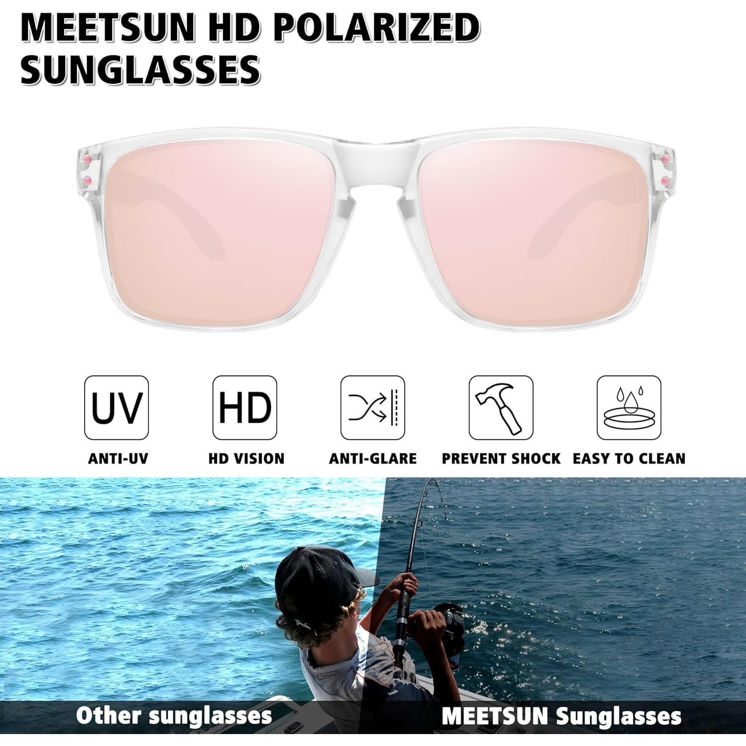 Gafas de sol polarizadas MEETSUN UV400 para deportes y pesca