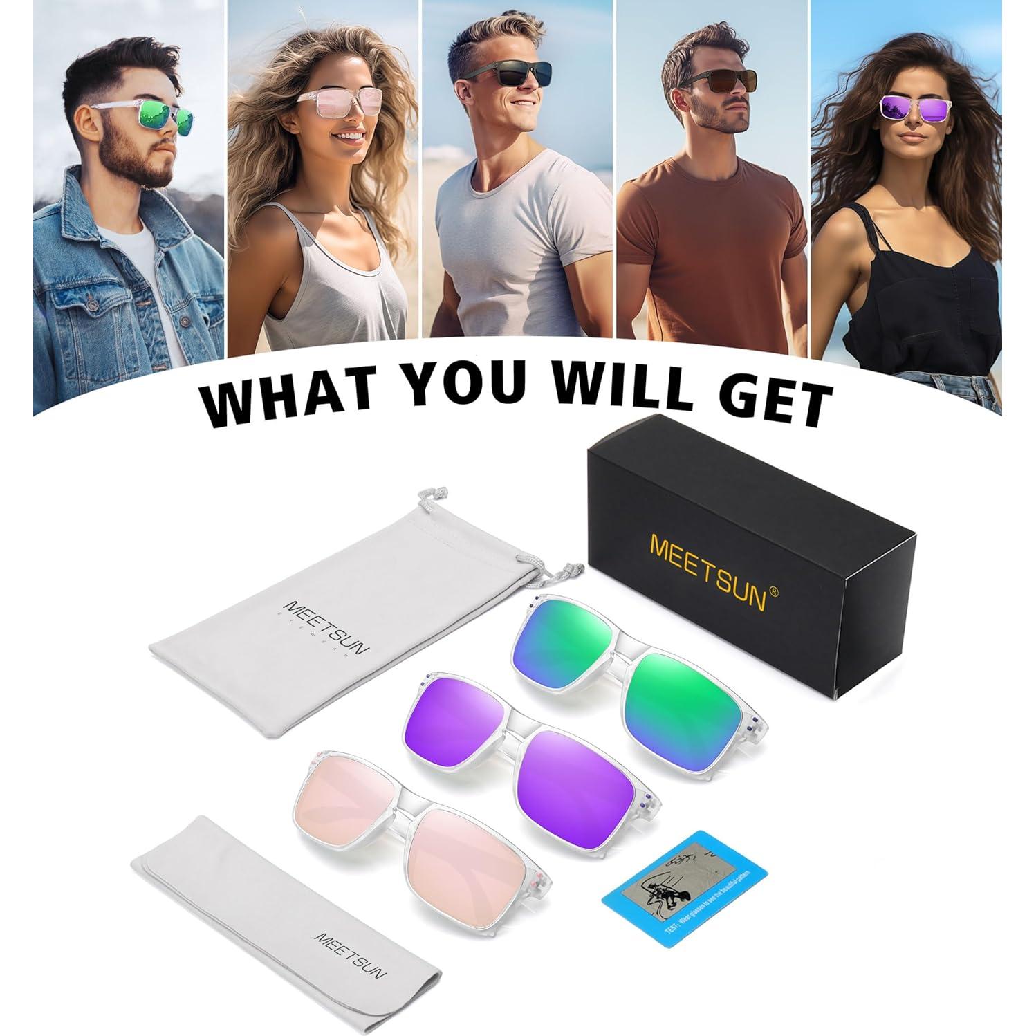 Gafas de sol polarizadas MEETSUN UV400 para deportes y pesca