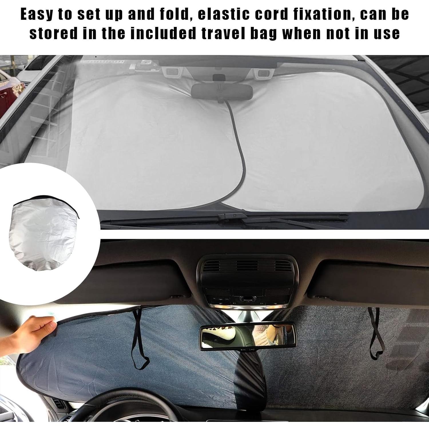 Protector Solar Reflectante Kewucn 2 PCS 73.66x60.96cm Plata