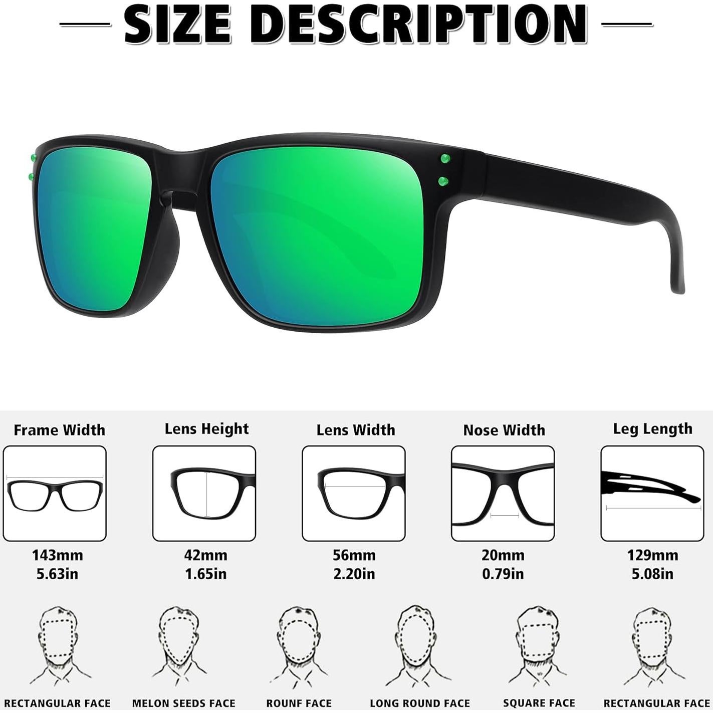 Gafas de sol polarizadas MEETSUN 3 en 1 UV400 para deportes