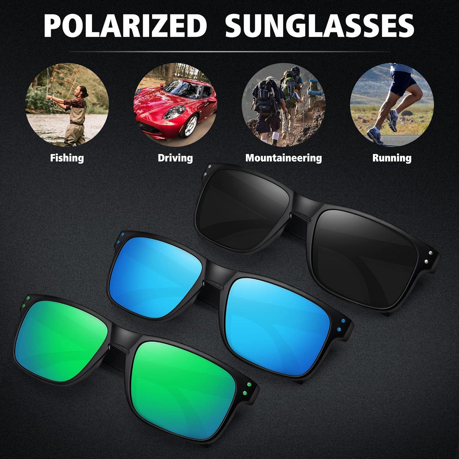 Gafas de sol polarizadas MEETSUN 3 en 1 UV400 para deportes