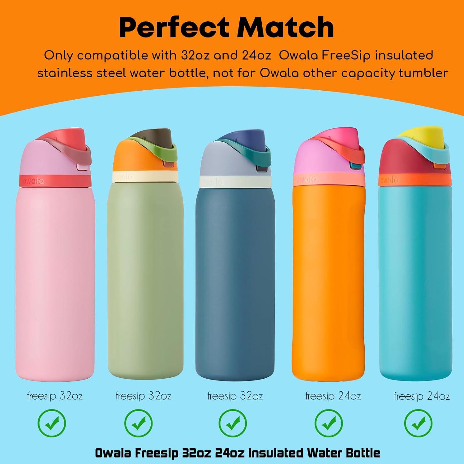 Popotes de Acero Inoxidable ALINK para Botellas Owala 24oz 32oz