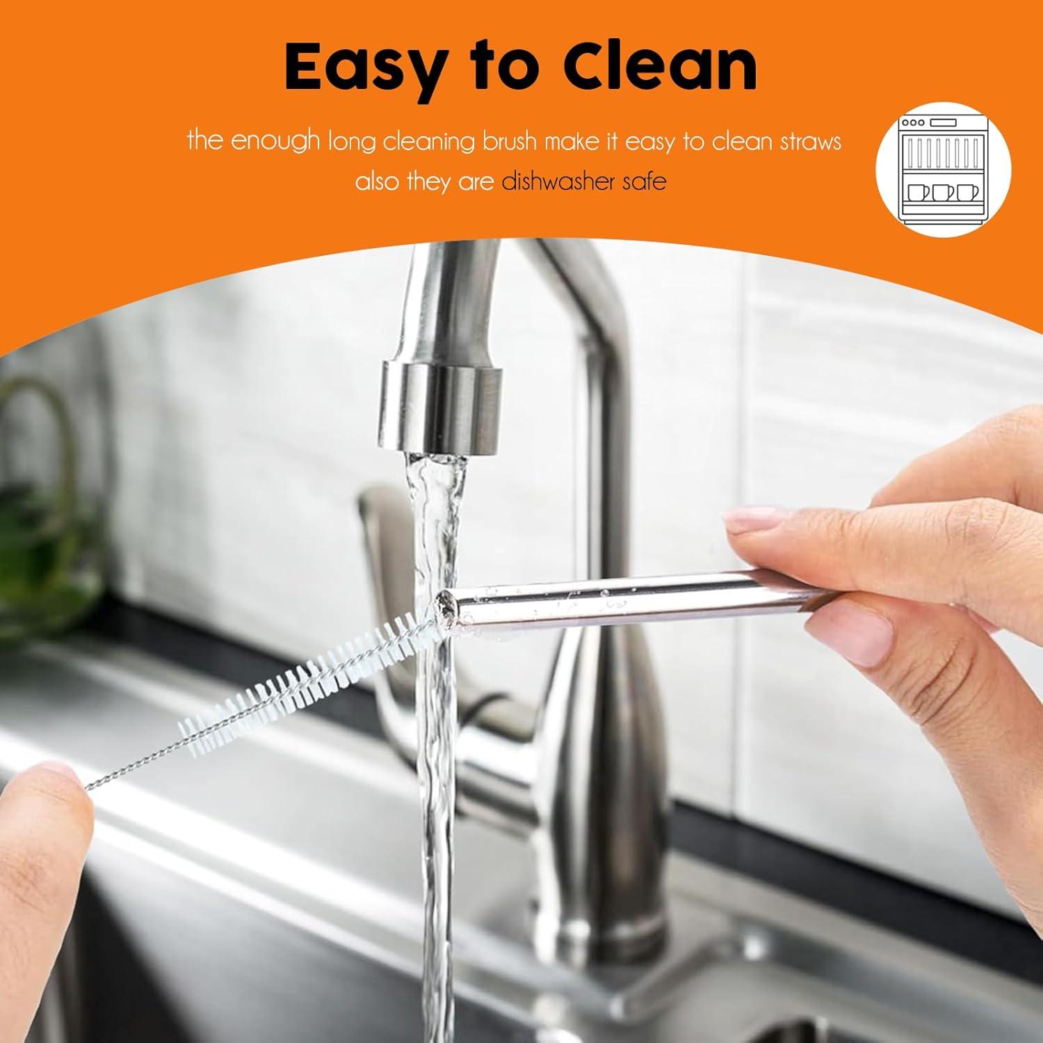 Popotes de Acero Inoxidable ALINK para Botellas Owala 24oz 32oz