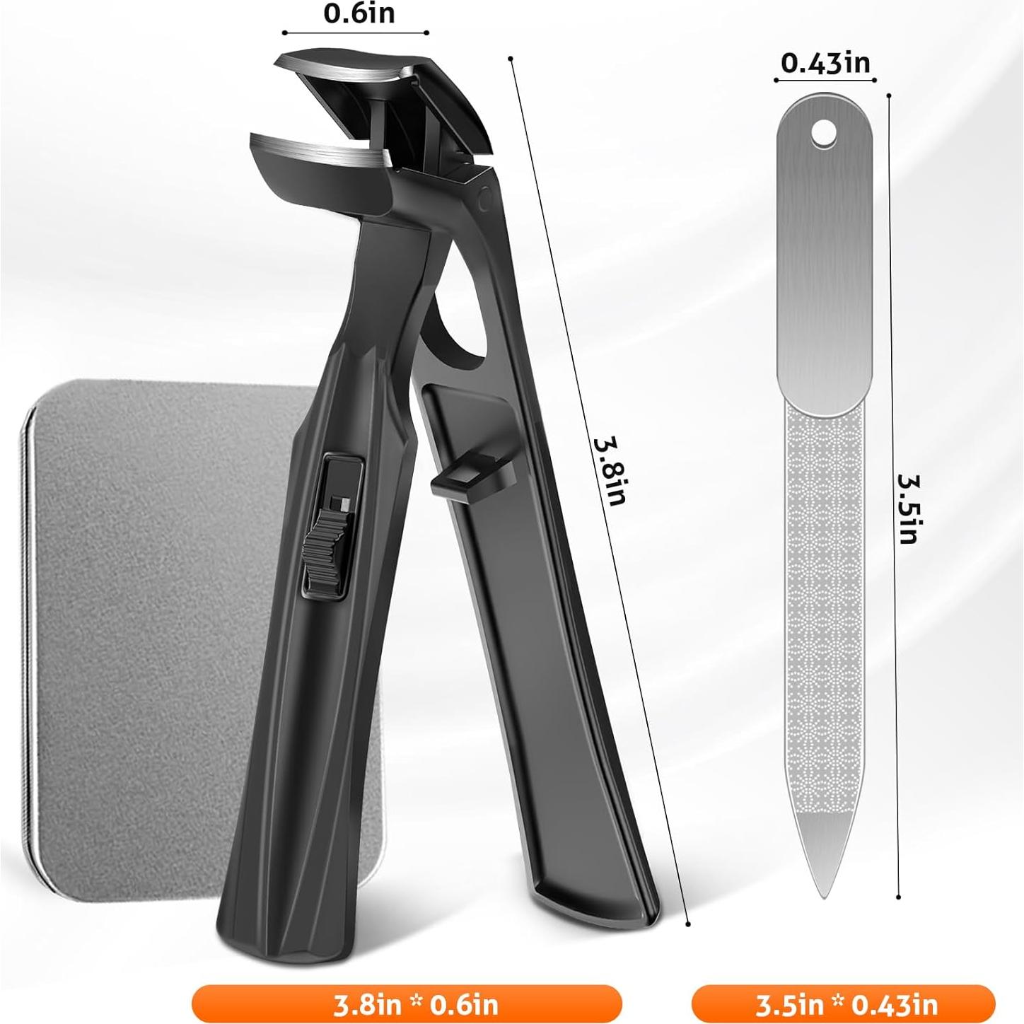 Cortauñas para Ancianos DRMODE Cabeza Angulada 9mm