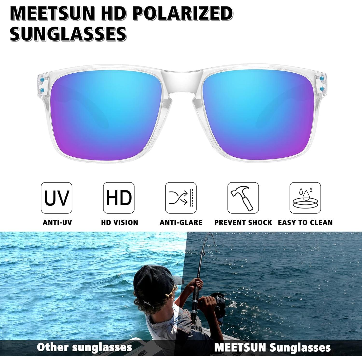 Gafas de sol polarizadas MEETSUN unisex UV400 deportivas