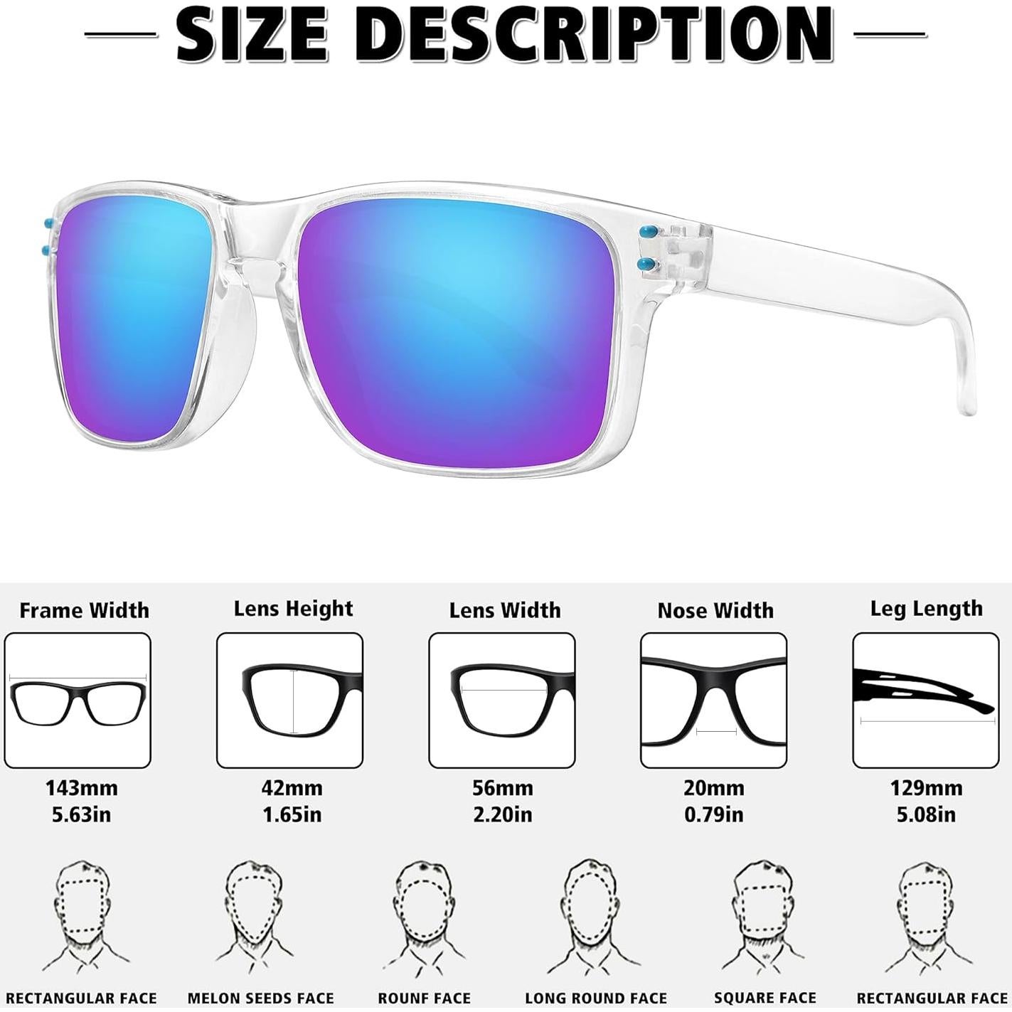 Gafas de sol polarizadas MEETSUN unisex UV400 deportivas