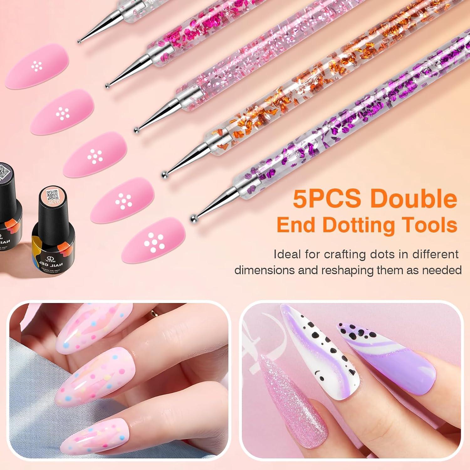 Kit de 31 Pinceles de Arte de Uñas TOCOLES - Gel y Diseño