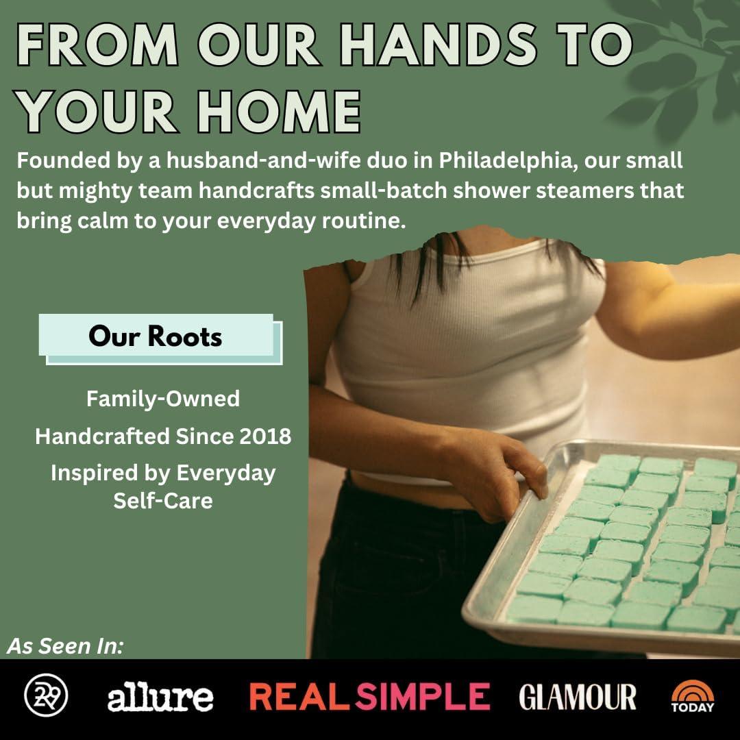 Baños de Vapor Aromaterapia 10 Bombas de Ducha Hechas en EE. UU.