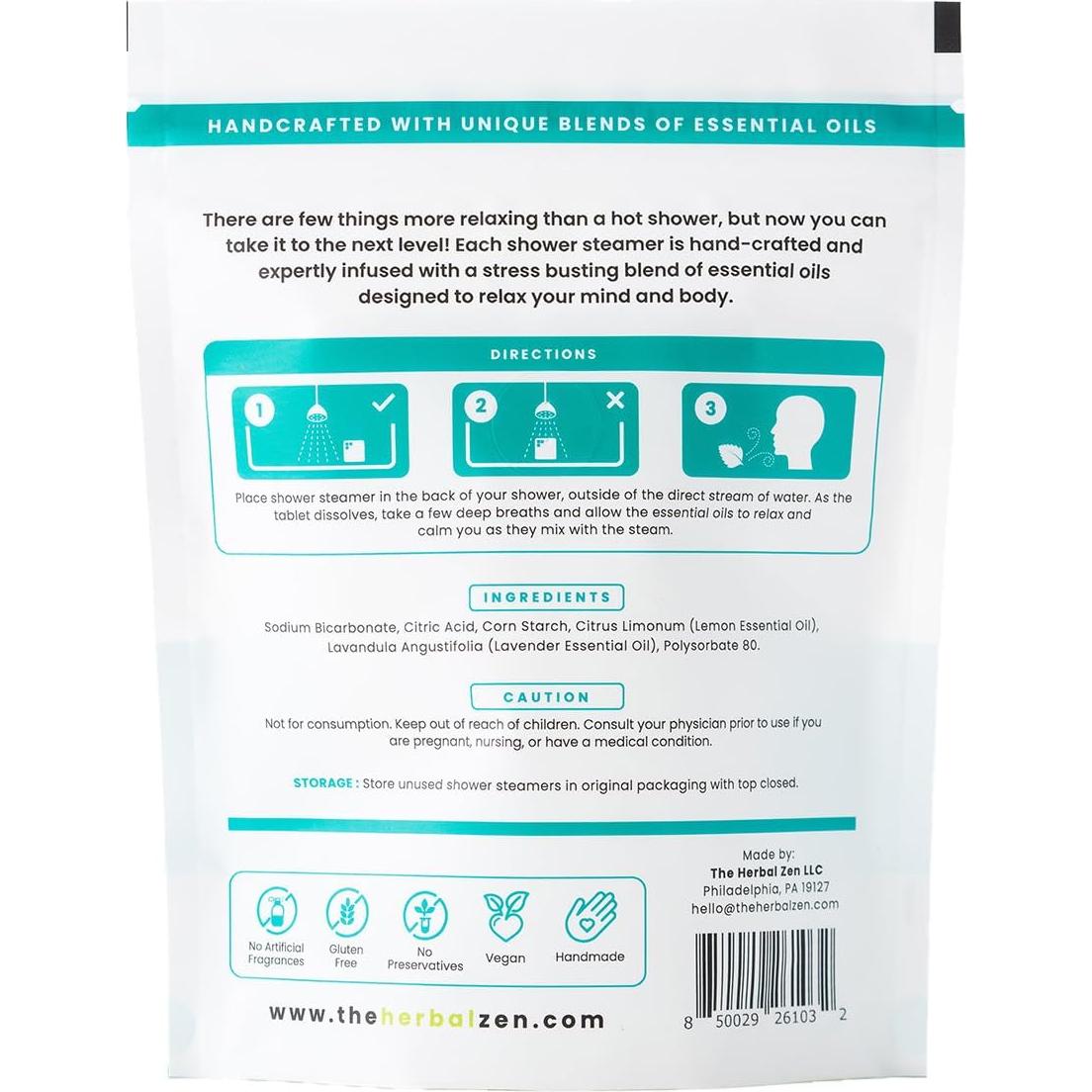 Baños de Vapor Aromaterapia 10 Bombas de Ducha Hechas en EE. UU.