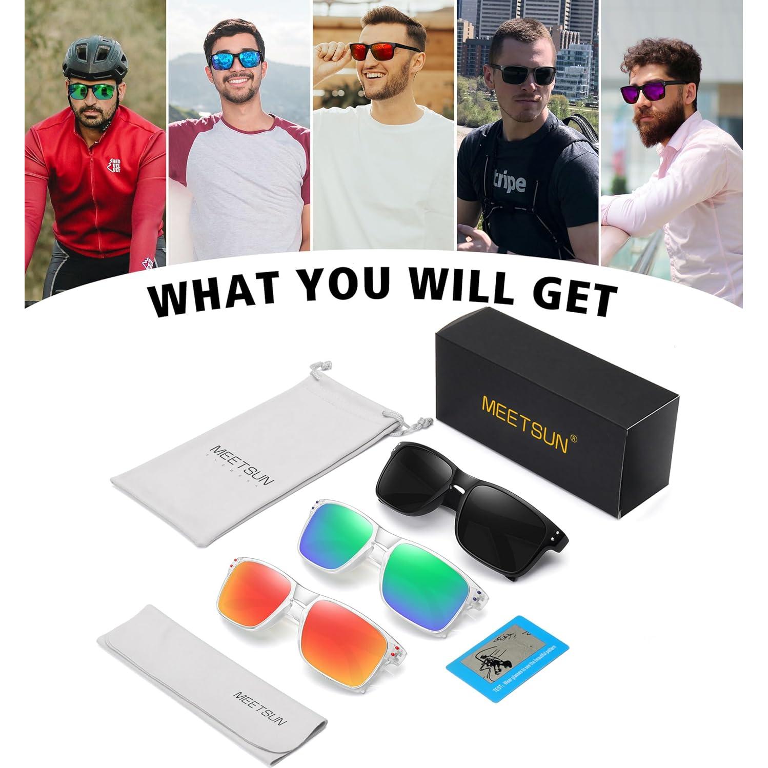 Gafas de sol polarizadas MEETSUN UV400 para deportes y pesca