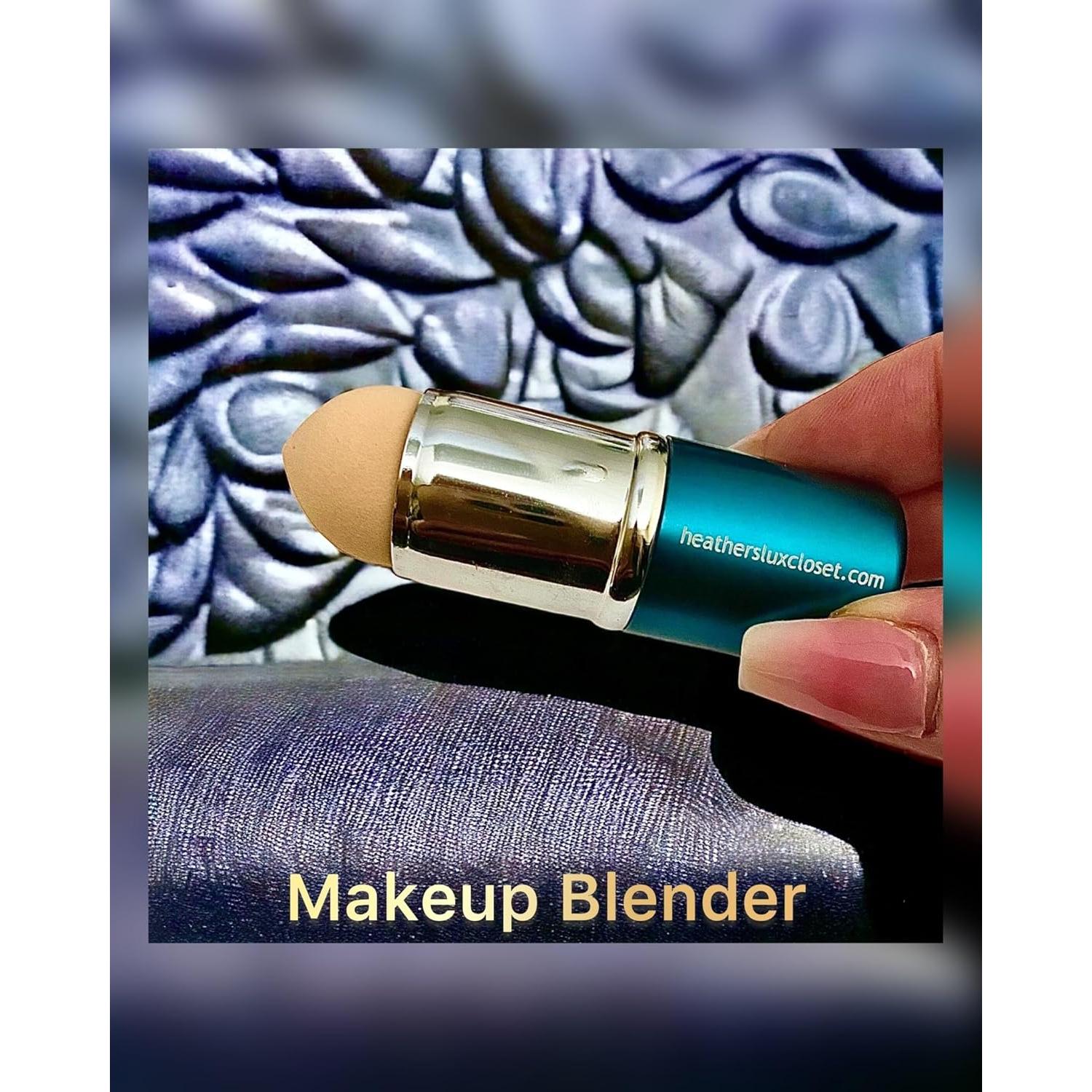 Rodillo Facial Lux de Heather 2 en 1 para Piel Grasa - Oro 24K