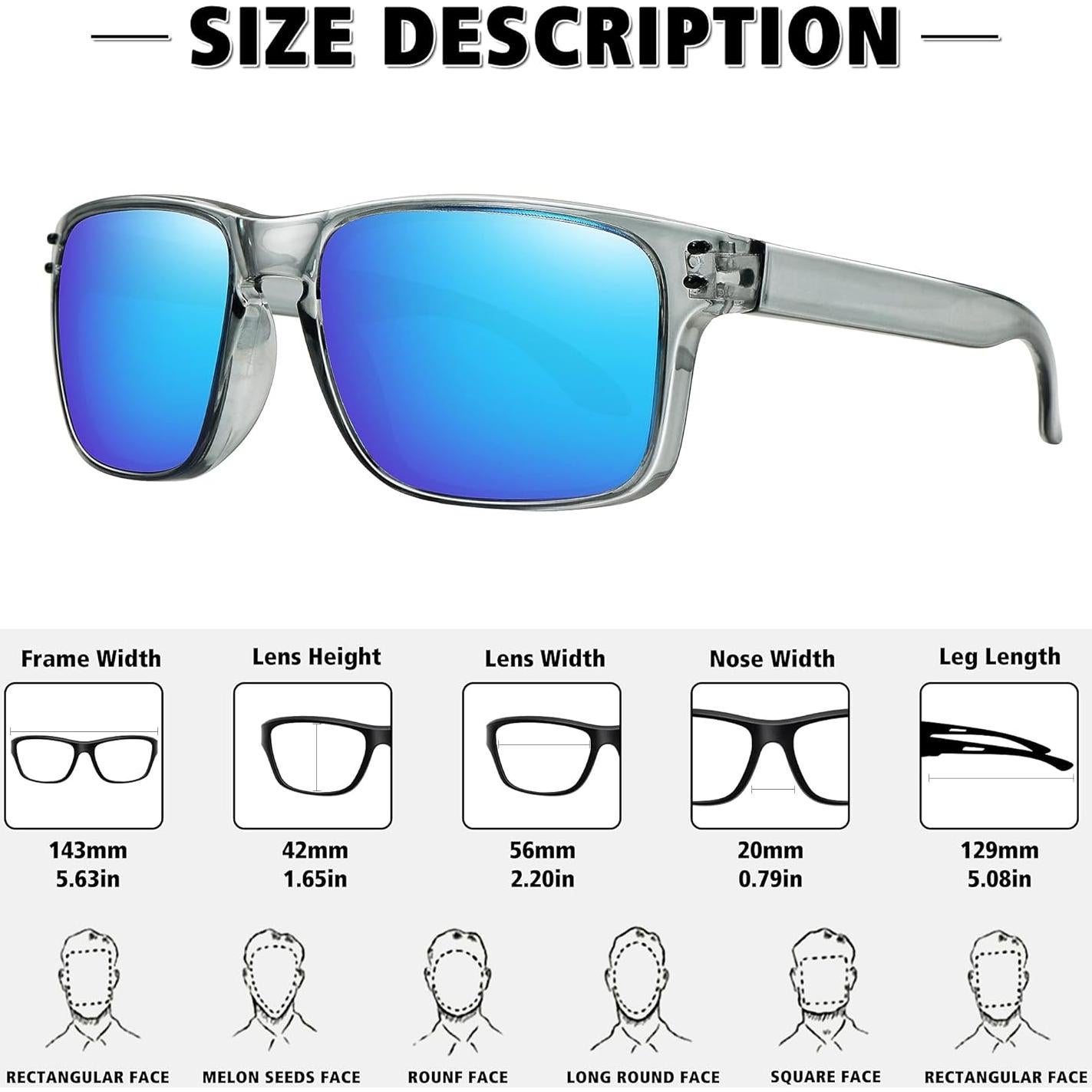 Gafas de sol polarizadas MEETSUN unisex UV400 deportivas