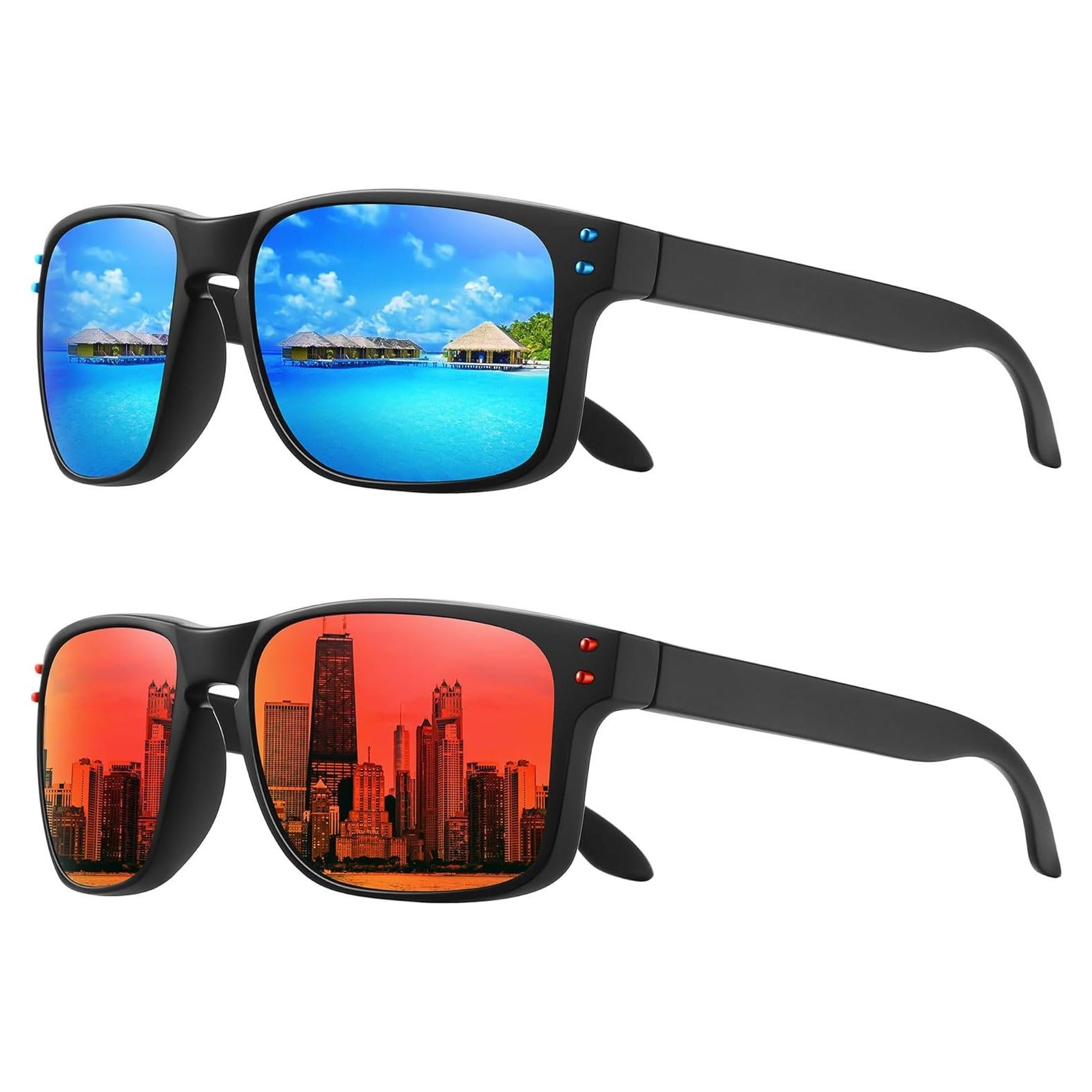 Gafas de Sol Polarizadas MEETSUN UV400 Paquete de 2