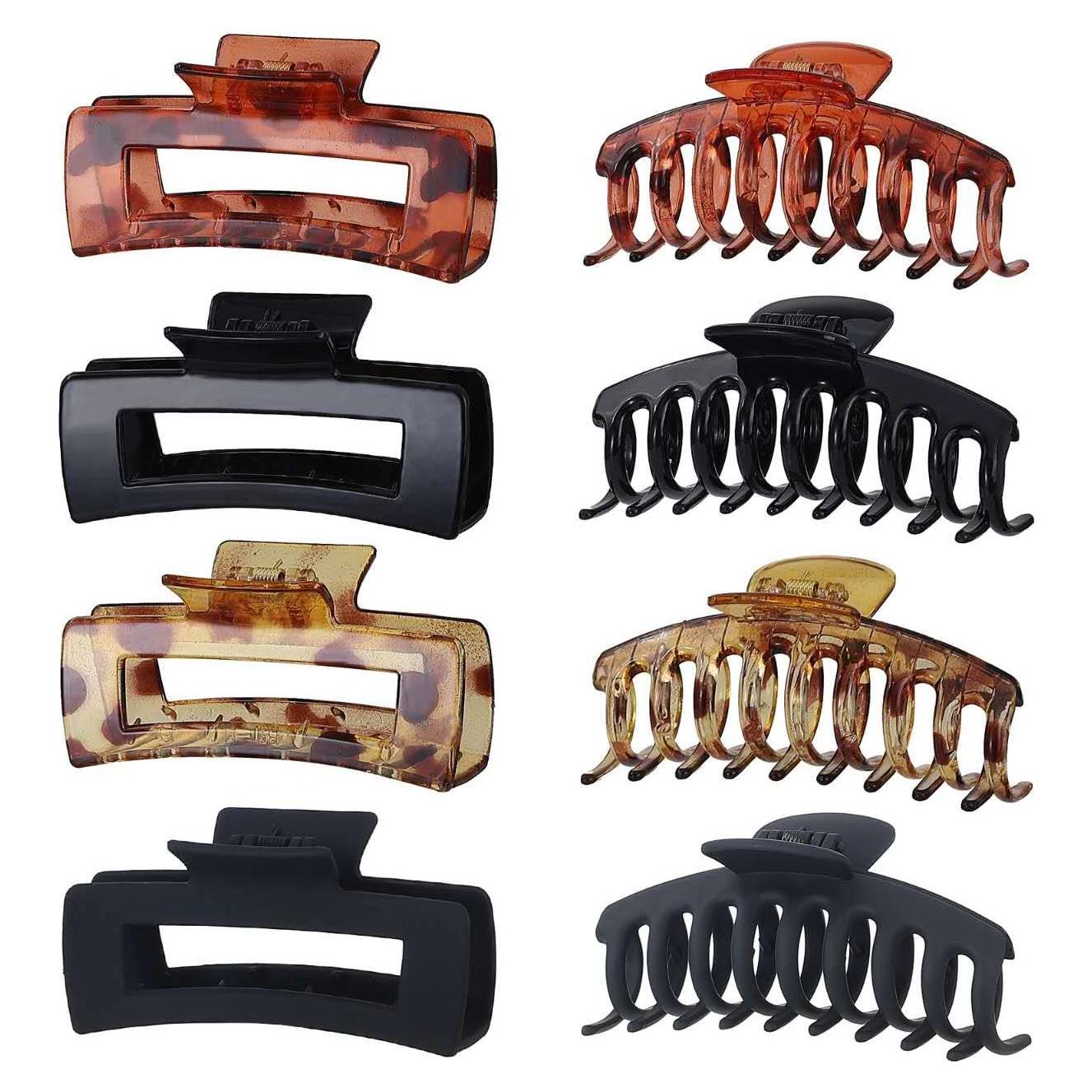 Clip de Garra para Cabello Laxizar 8 Piezas 10.9 cm