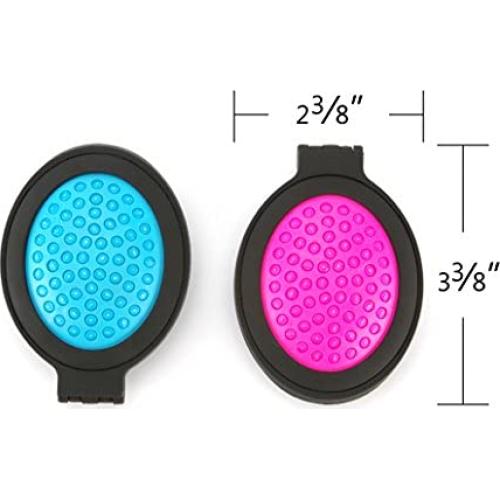 Juego de Cepillos Plegables NuAngela con Espejo - 2 Piezas