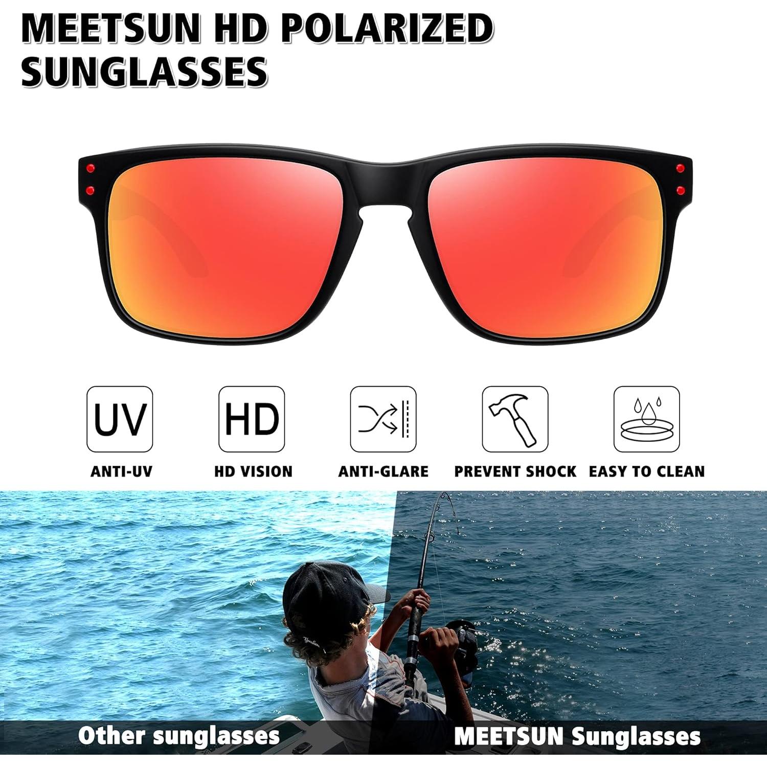 Gafas de sol polarizadas MEETSUN 3 pack UV400 unisex